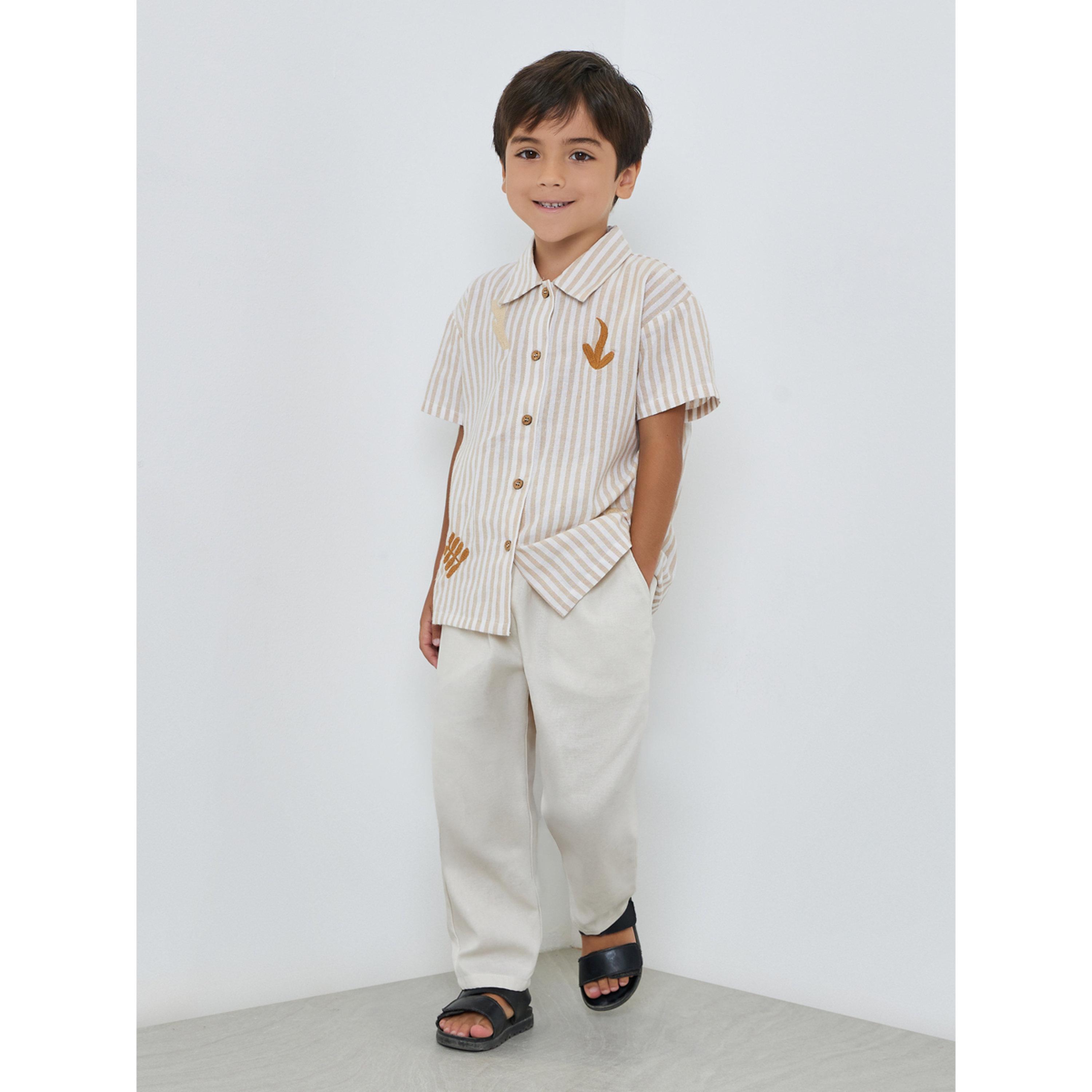 بنطال قطن بجيب جانبي للأولاد-boys-clothing-bottoms-trousers-image-2