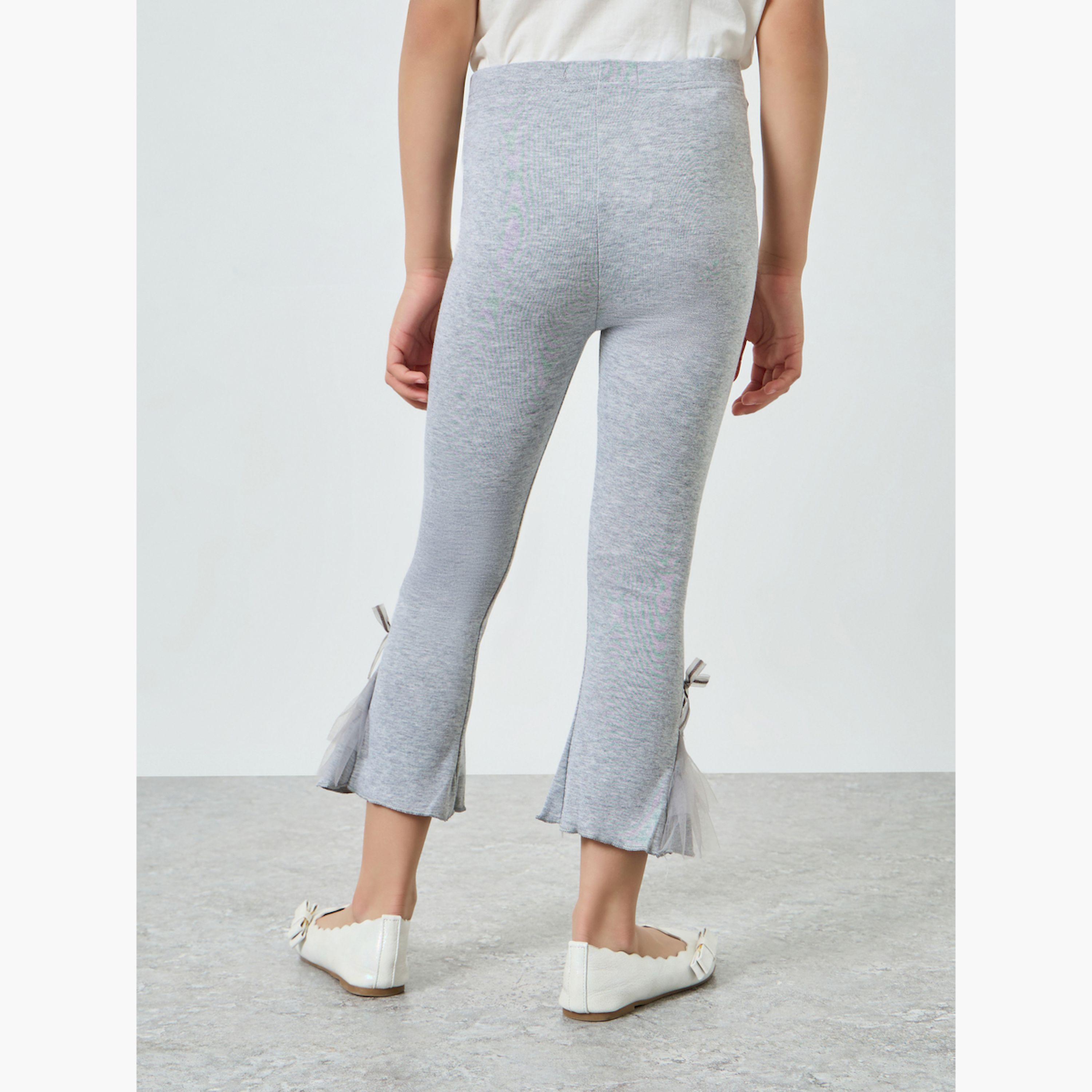 ليقنز قطن محبوك بتفاصيل شبكية-girls-clothing-bottoms-leggings-image-4