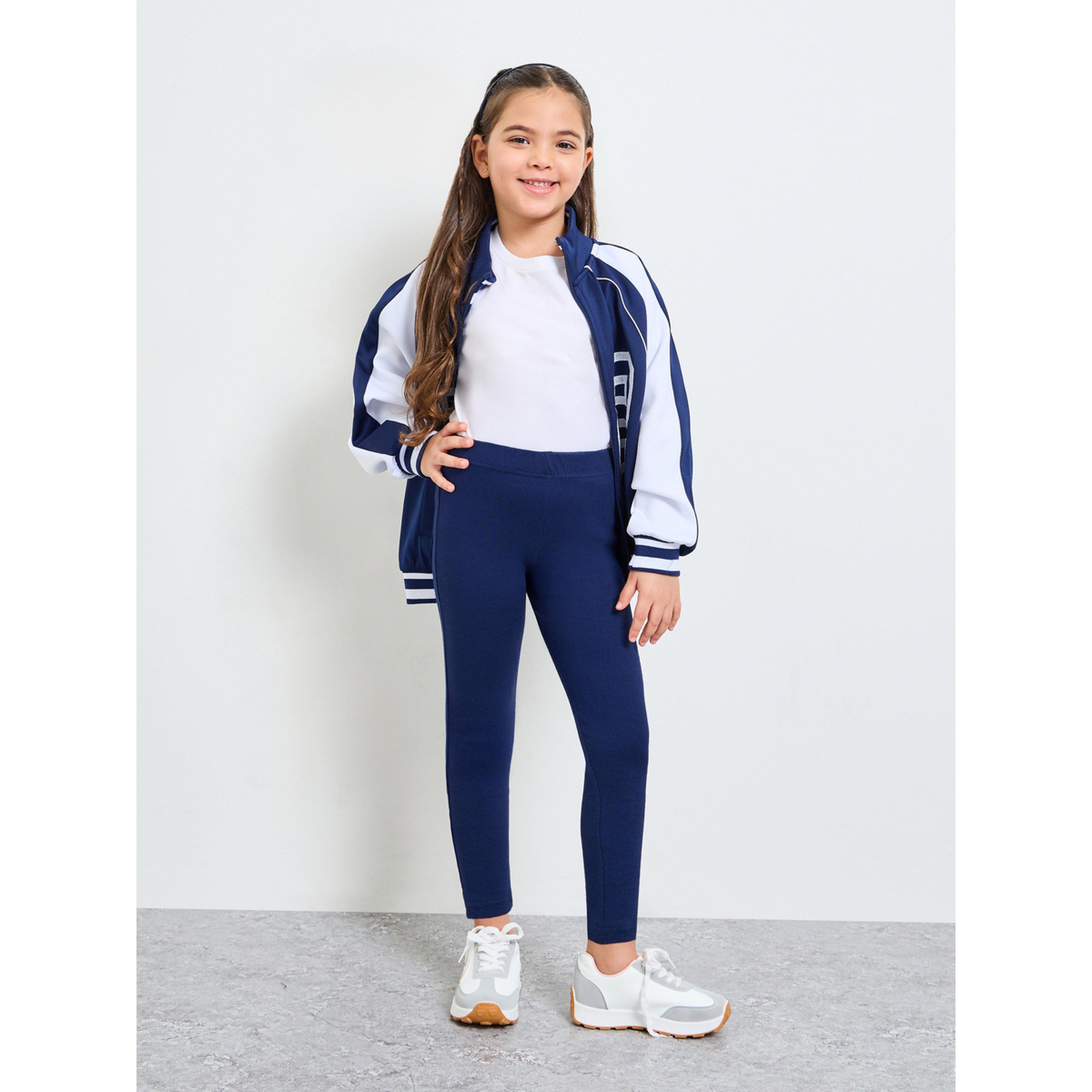 ليقنز مضلع بطبعة جرافيك للبنات-girls-clothing-bottoms-leggings-image-2