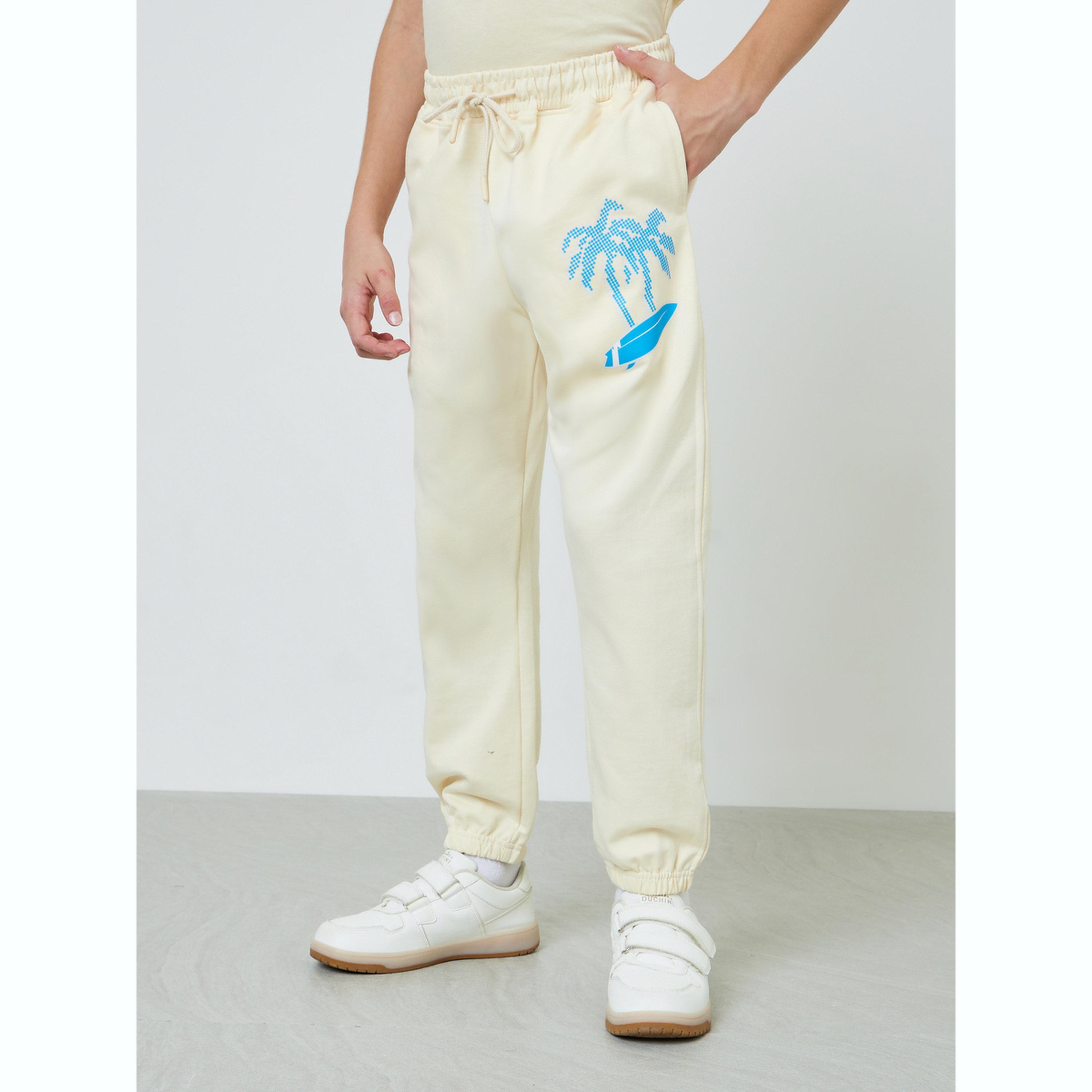 جوغر مطبوع بجيب جانبي للأولاد المراهقين-boys-clothing-bottoms-joggersandtrackpants-image-1