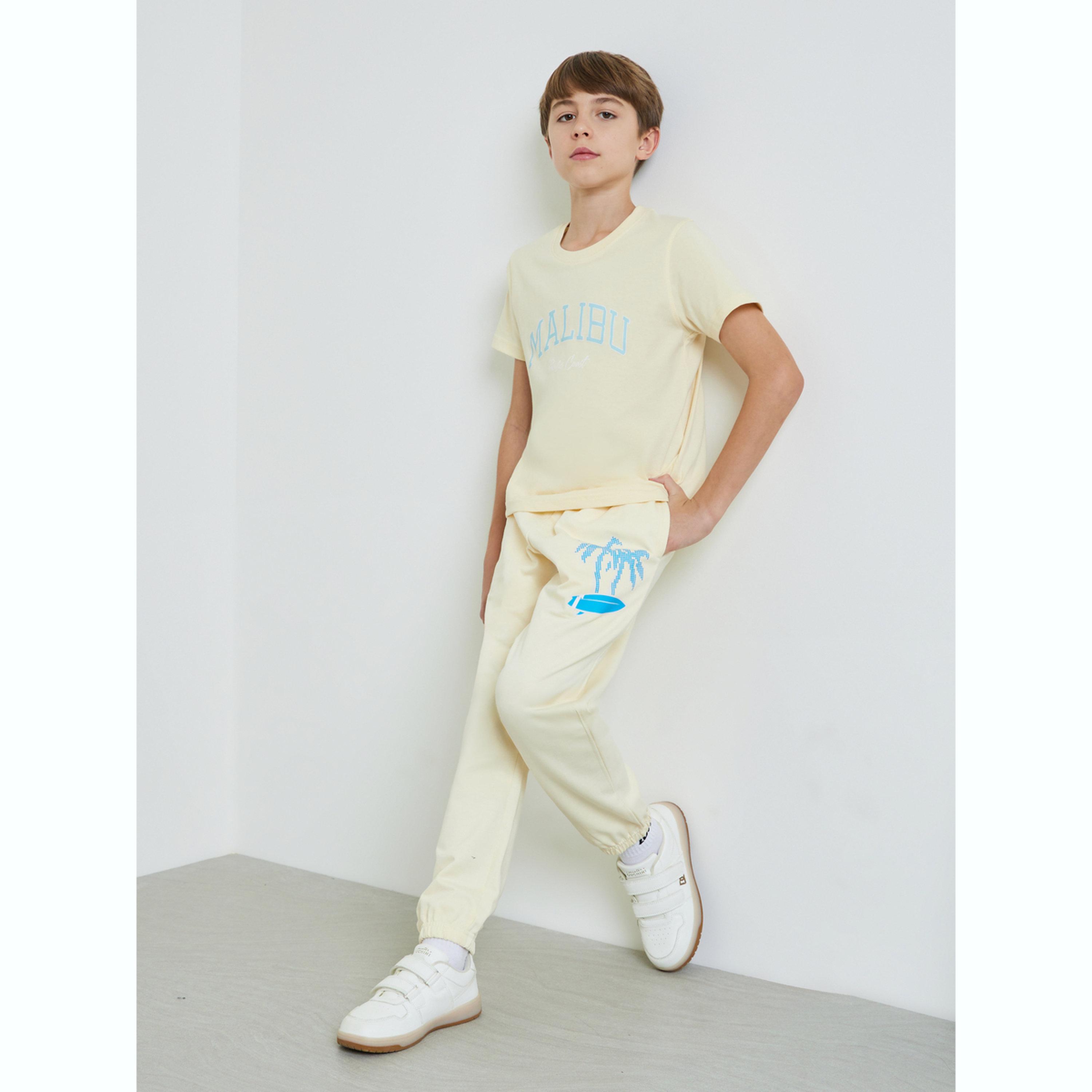 جوغر مطبوع بجيب جانبي للأولاد المراهقين-boys-clothing-bottoms-joggersandtrackpants-image-2