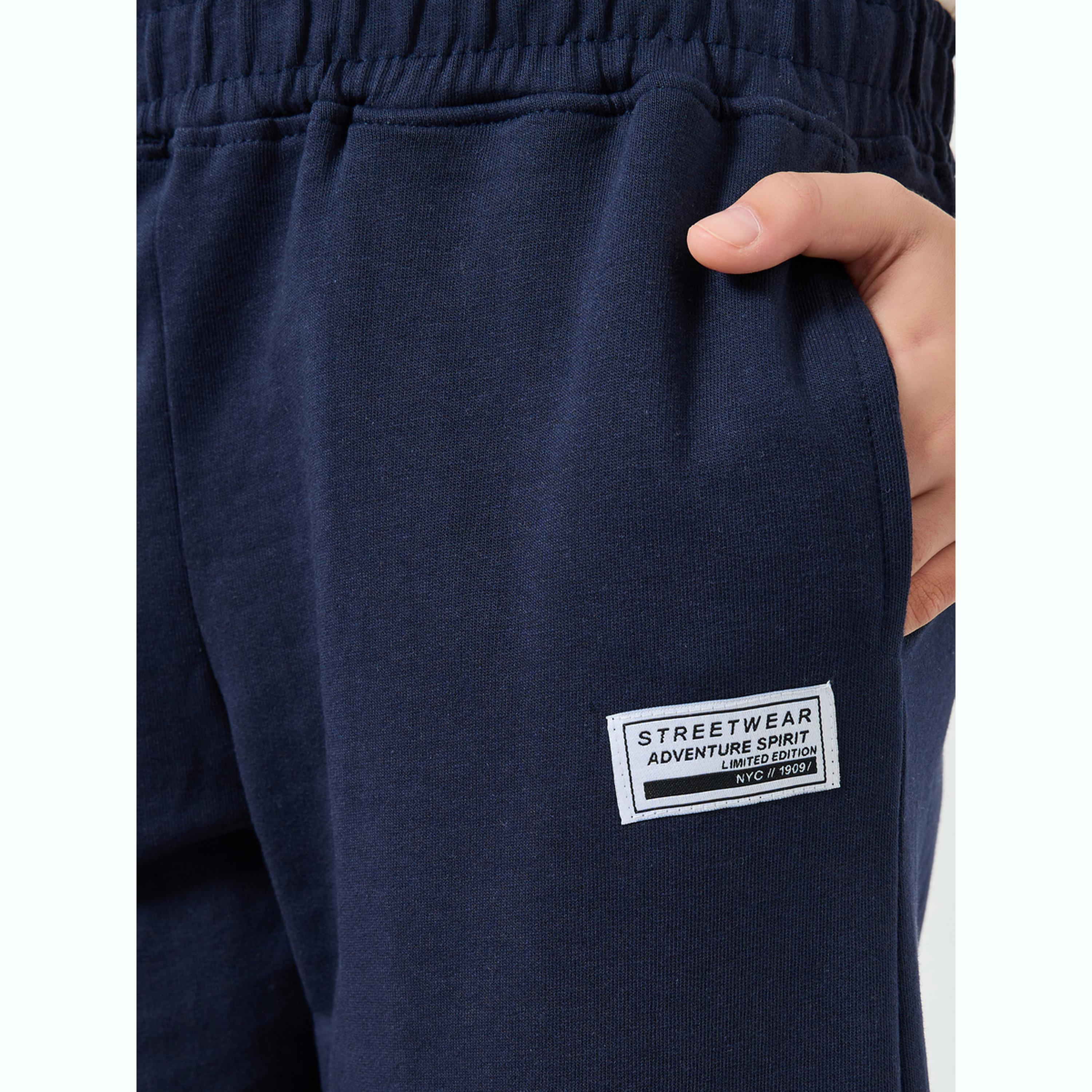 جوغر سادة بشعار للبنات المراهقات-girls-clothing-bottoms-joggersandtrackpants-image-3