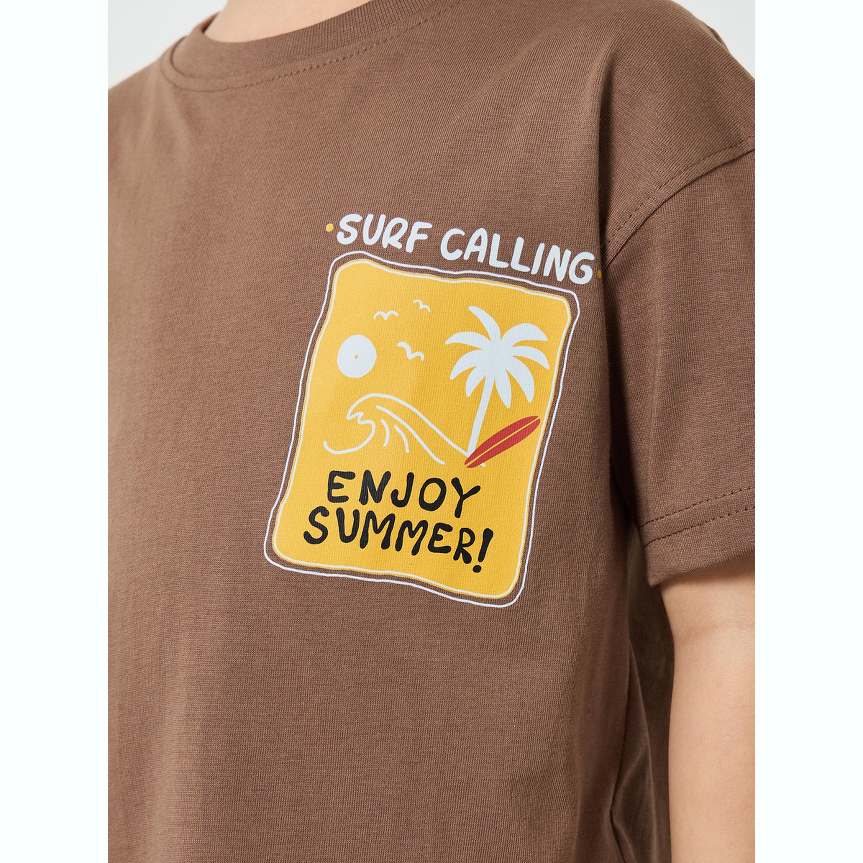 تيشيرت بقصة فضفاضة بطبعة جرافيك للأولاد-boys-clothing-tshirtsandpolos-image-5