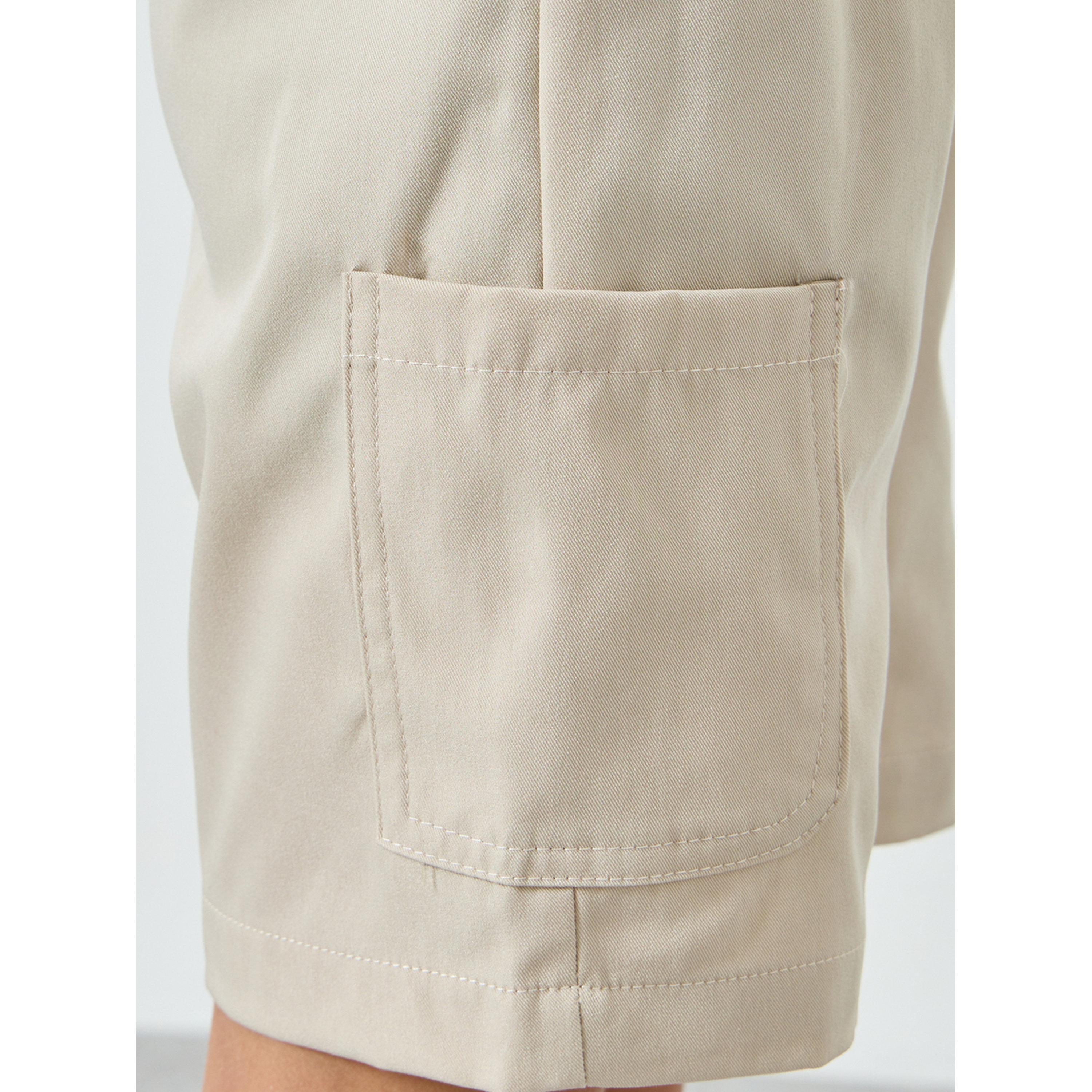 Styli Kids Beige Cargo Shorts-boys-clothing-bottoms-shorts-image-3