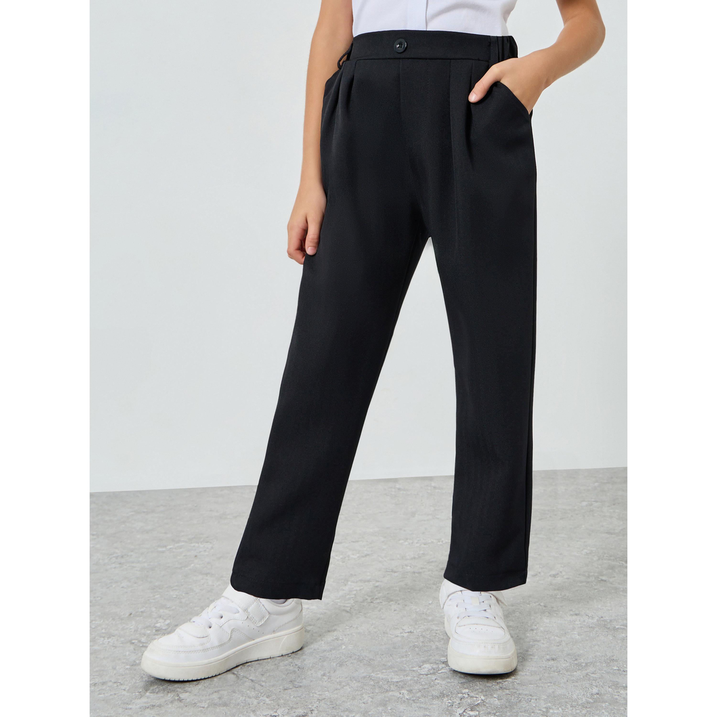 Styli Boys Solid Straight Leg Pants-boys-clothing-bottoms-trousers-image-1