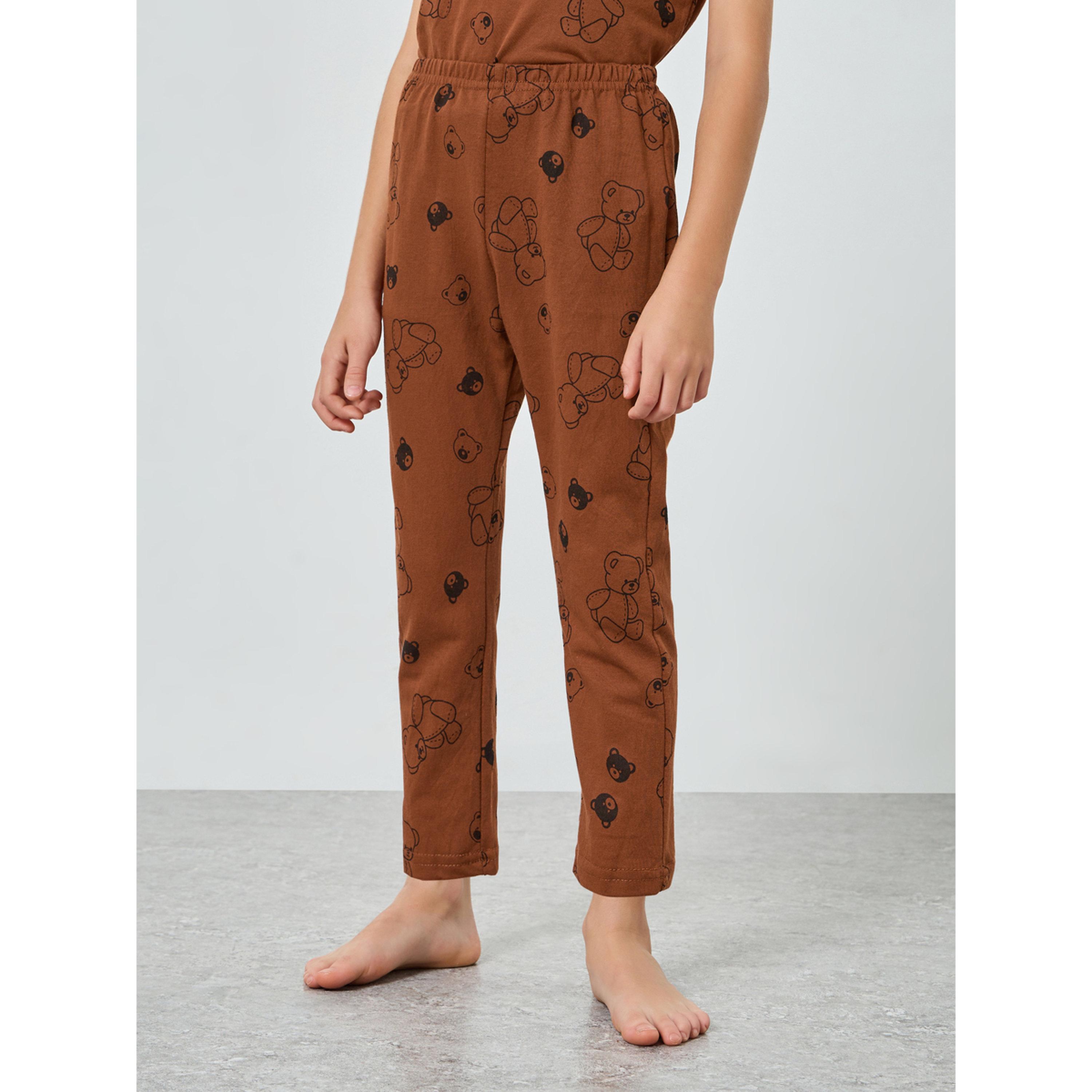 مجموعة من بيجاما وتيشيرت بطبعة تيدي-boys-clothing-nightwear-image-4