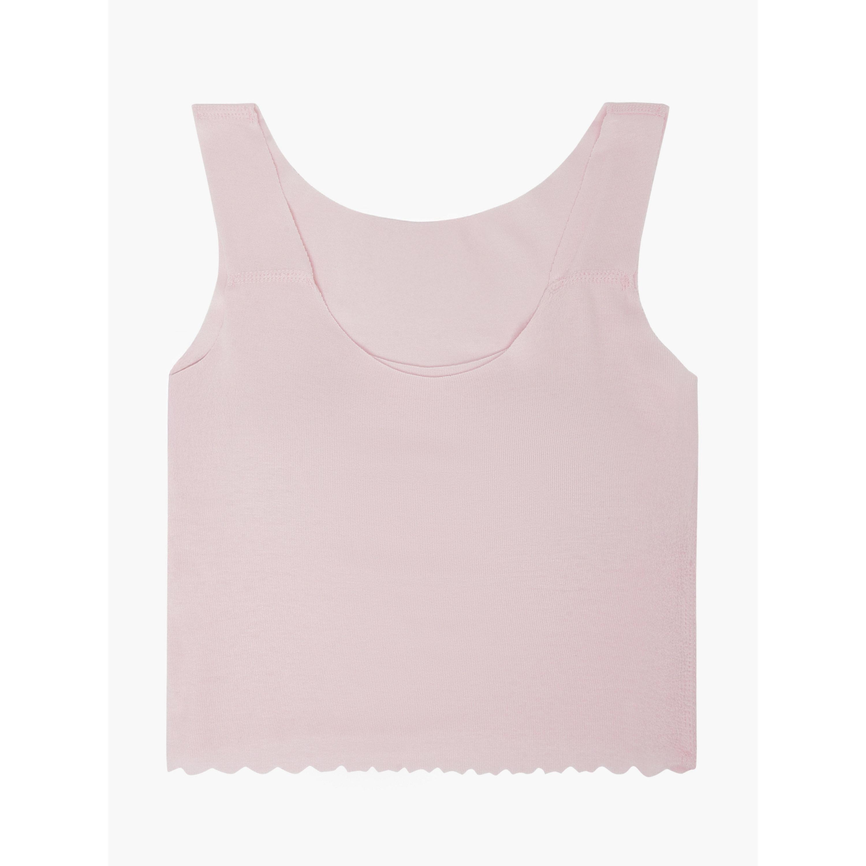 فيست بحافة صدفية وحشوة خفيفة-girls-clothing-innerwear-image-1