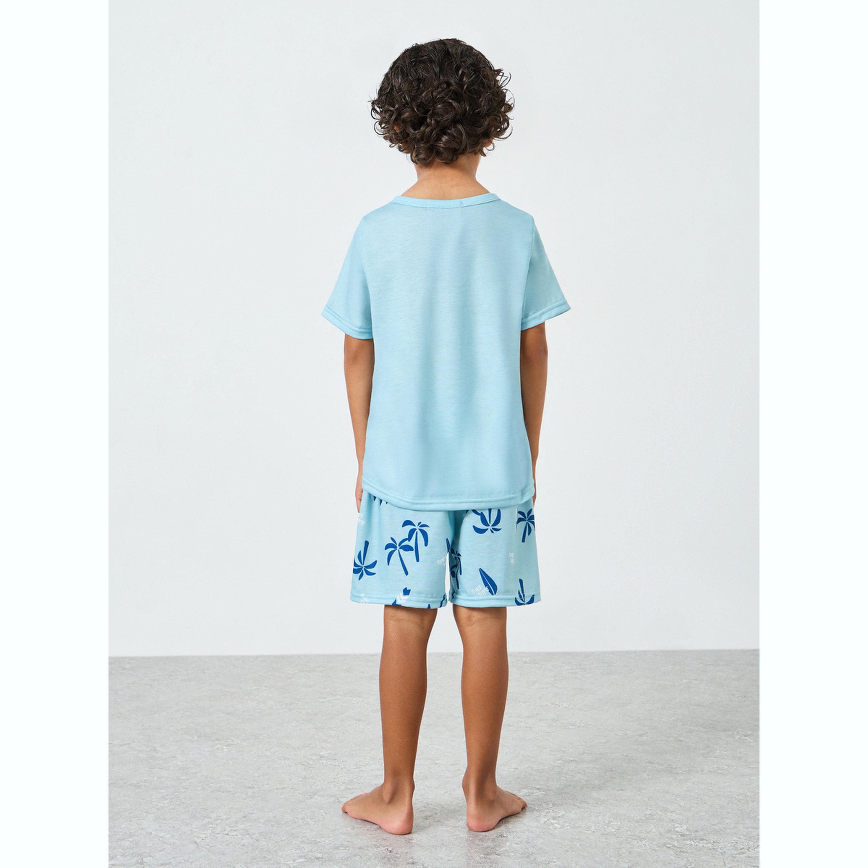 مجموعة للأولاد من شورت وتيشيرت بطبعات غرافيك-boys-clothing-nightwear-image-3