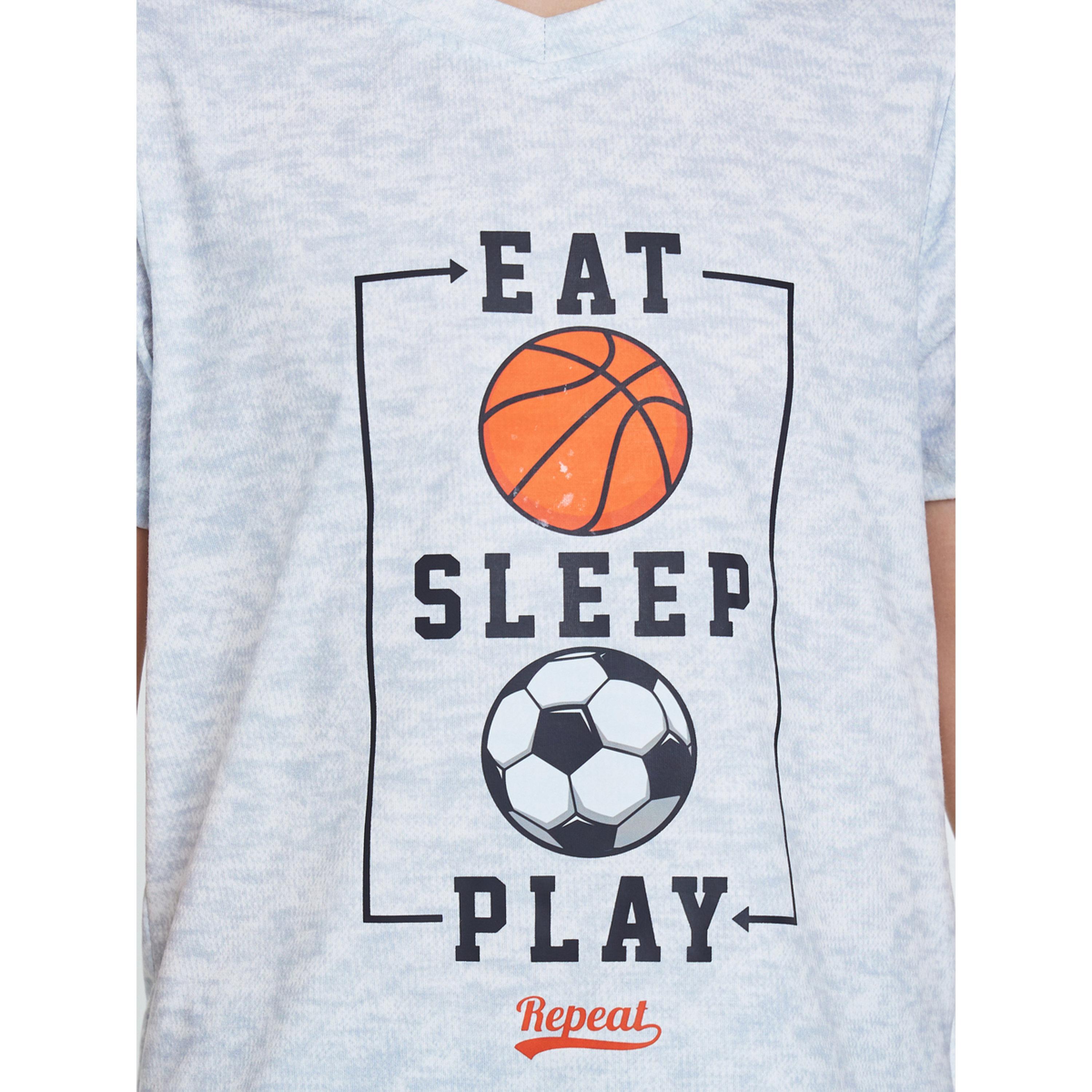 Styli Teen Boys Graphic Print T-Shirt and Shorts Set-boys-clothing-nightwear-image-5