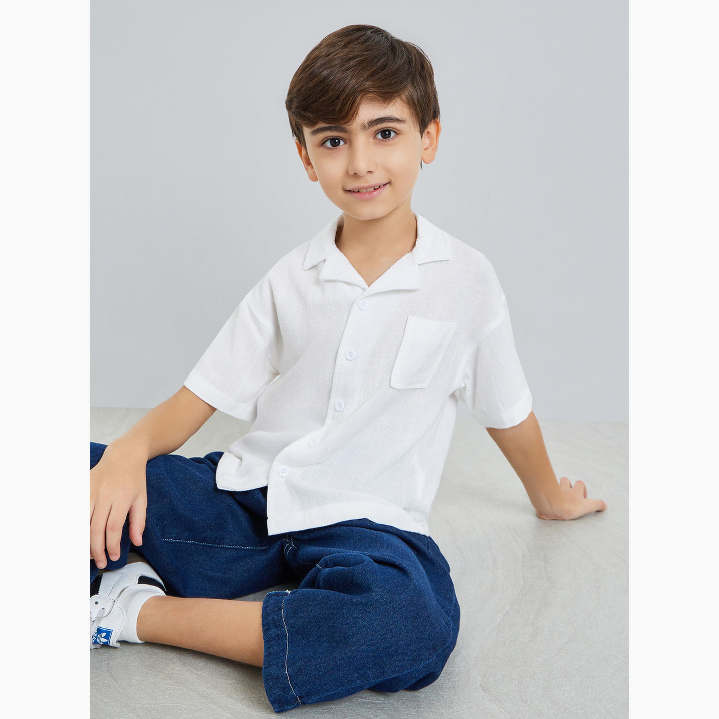 قميص بأكمام قصيرة للأطفال-boys-clothing-shirts-image-3