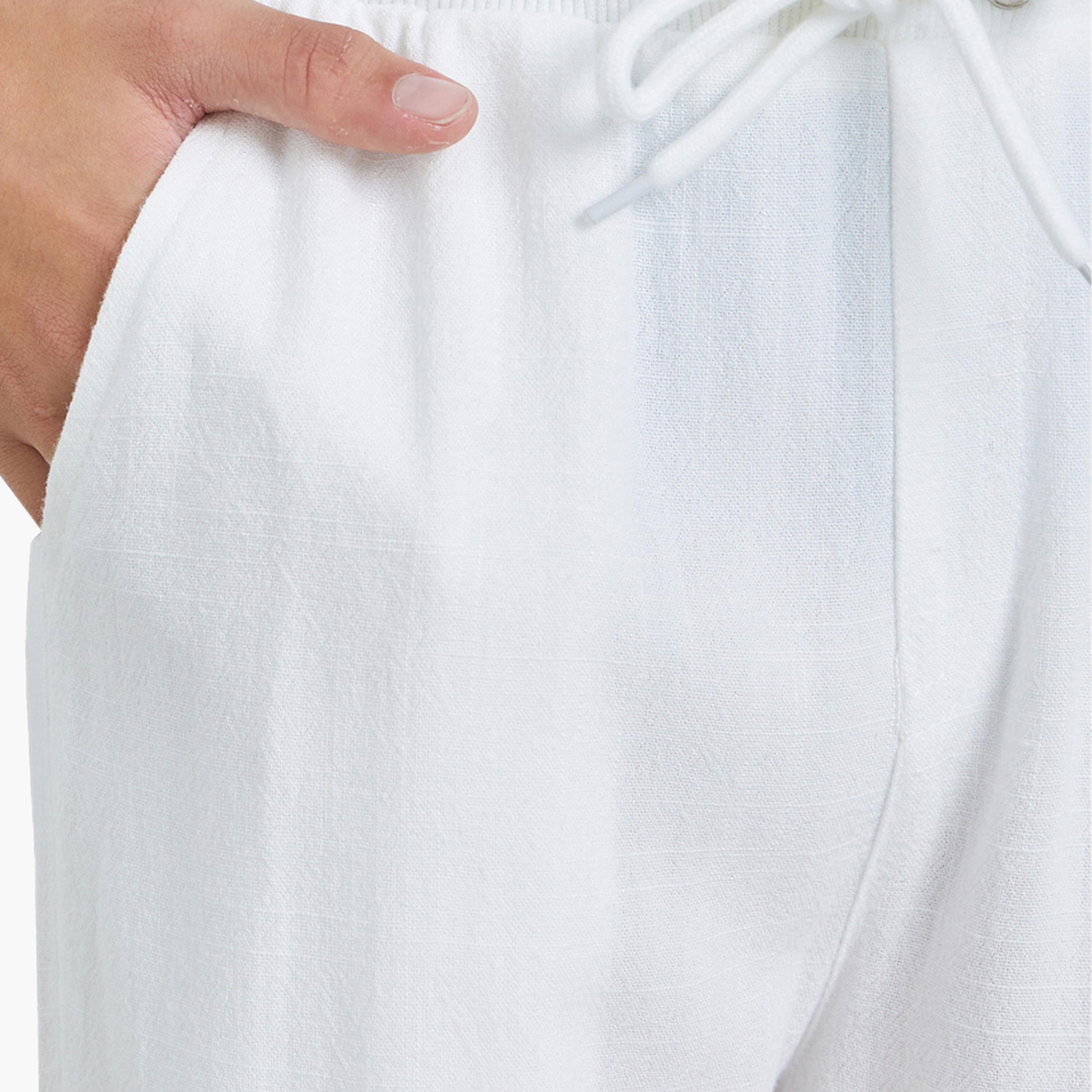 بنطال بلون سادة وحافة مطوية للأولاد المراهقين-boys-clothing-bottoms-joggersandtrackpants-image-3
