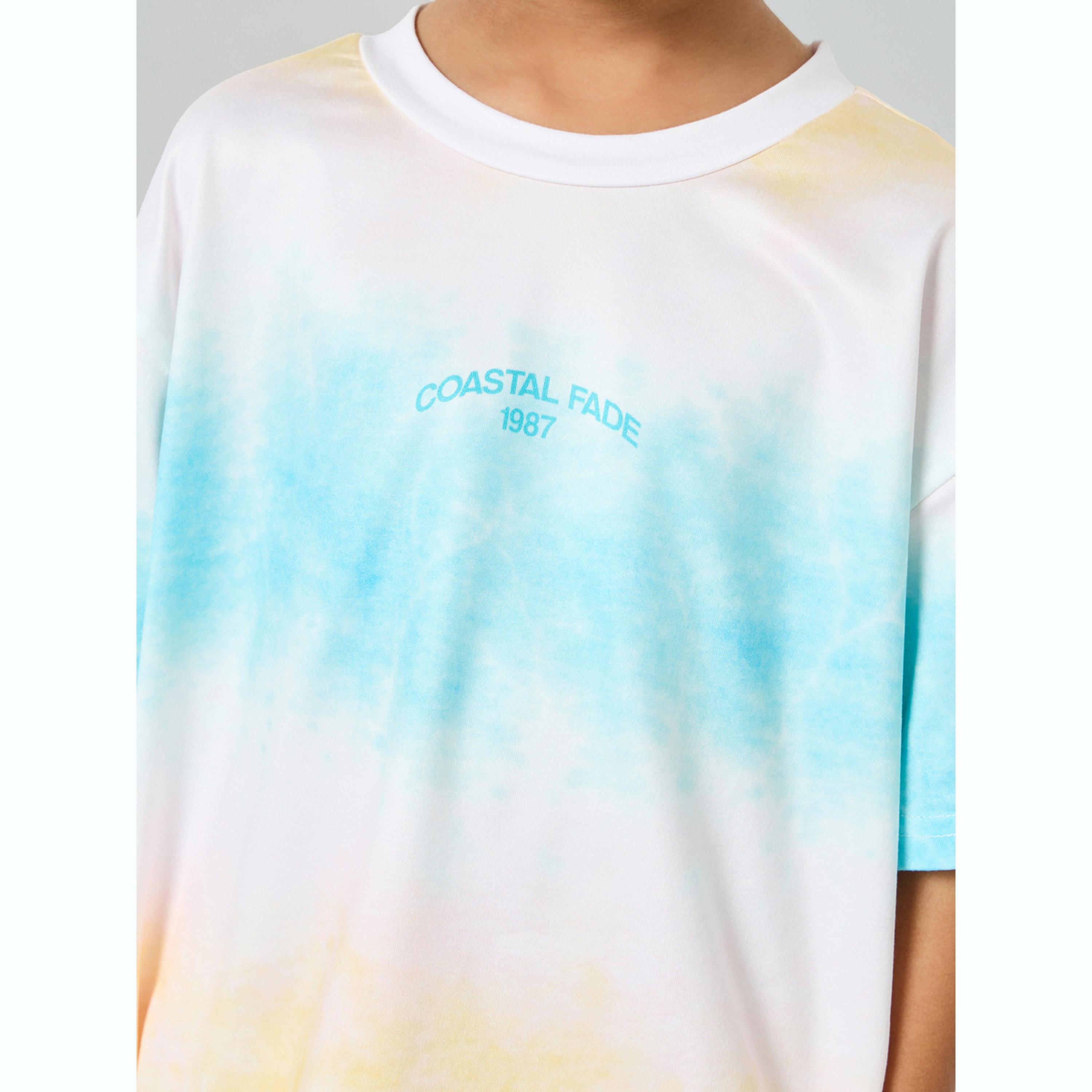 مجموعة للأولاد من شورت وتيشيرت مريح بطبعات تاي داي-boys-clothing-setsandcoords-image-5