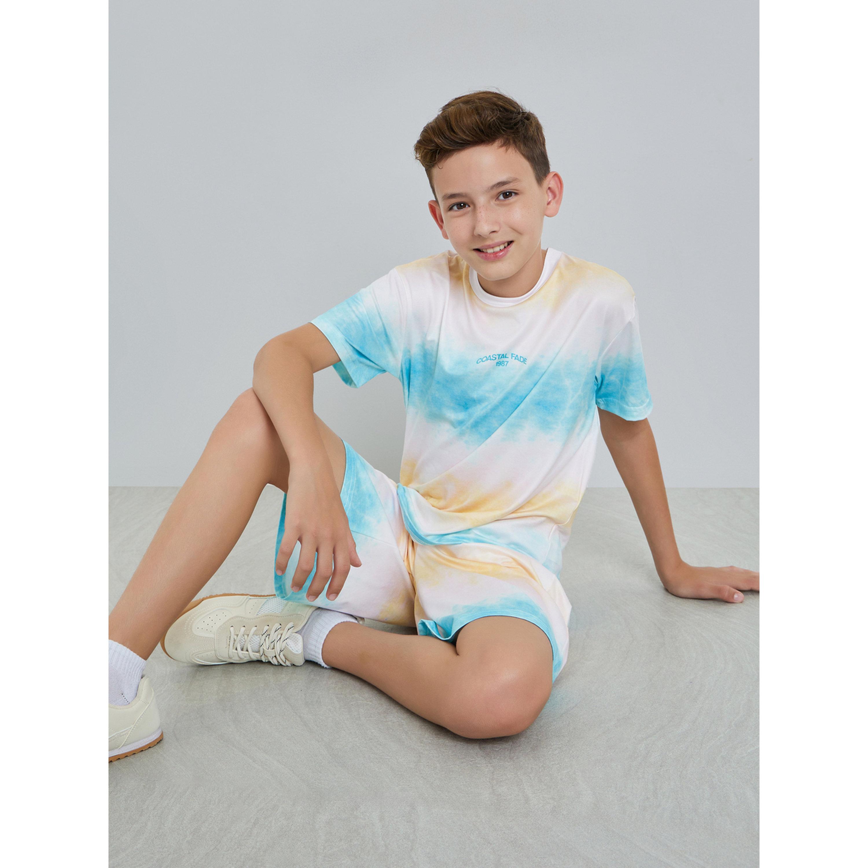 Styli Boys Tie-Dye T-Shirt and Shorts Set-boys-clothing-setsandcoords-image-3