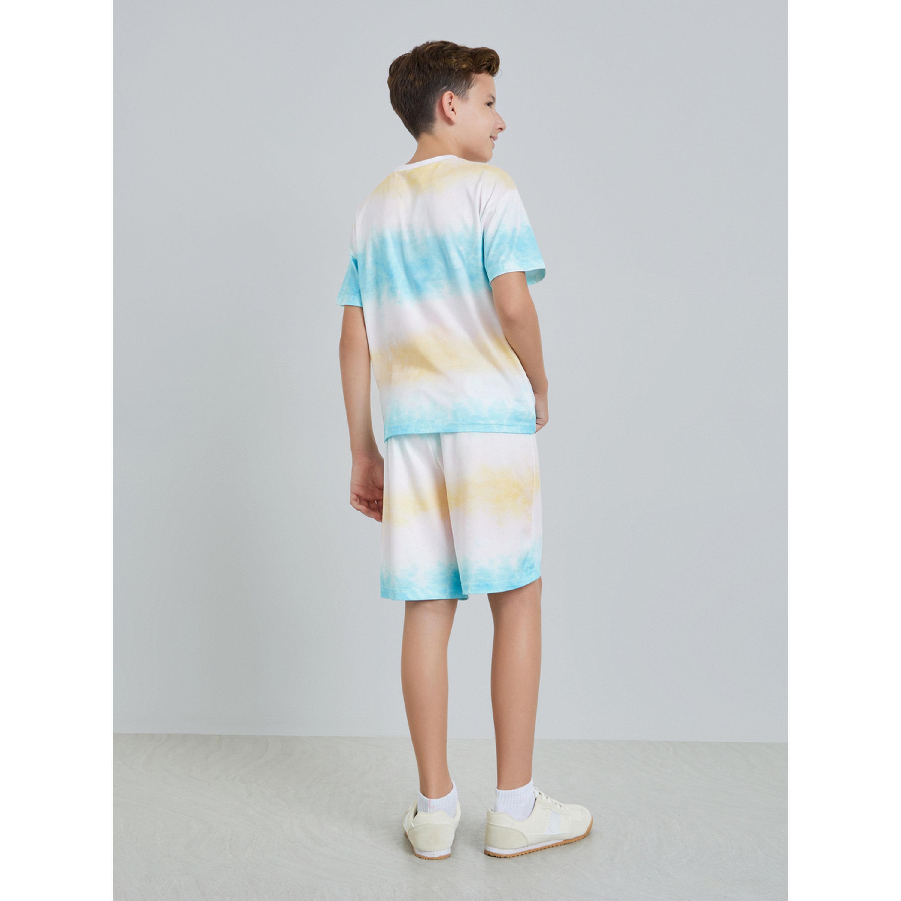 Styli Boys Tie-Dye T-Shirt and Shorts Set-boys-clothing-setsandcoords-image-4