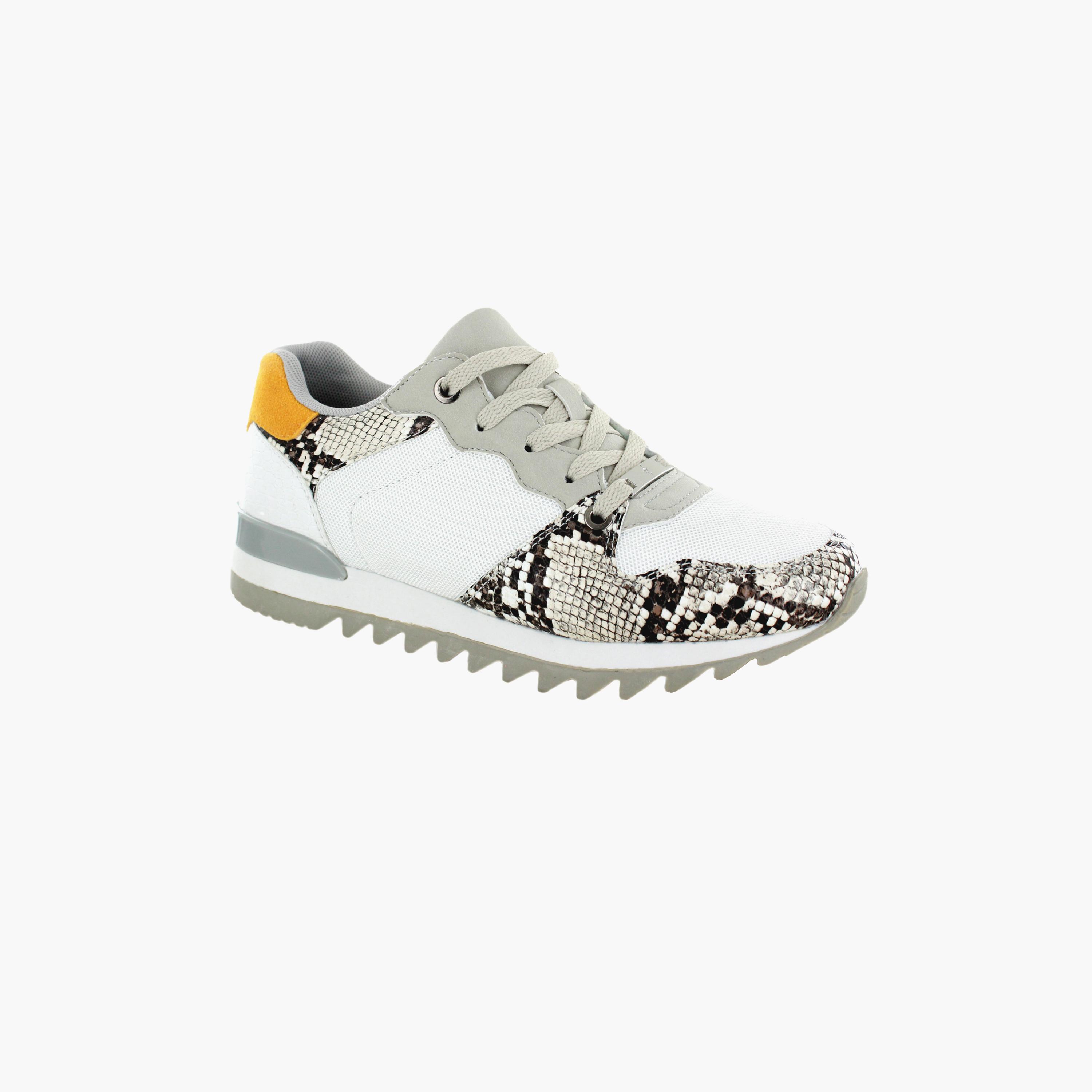 Menbur Women's Reptile Print Low Ankle Sneakers | 21201-women-shoes-sneakers-image-1