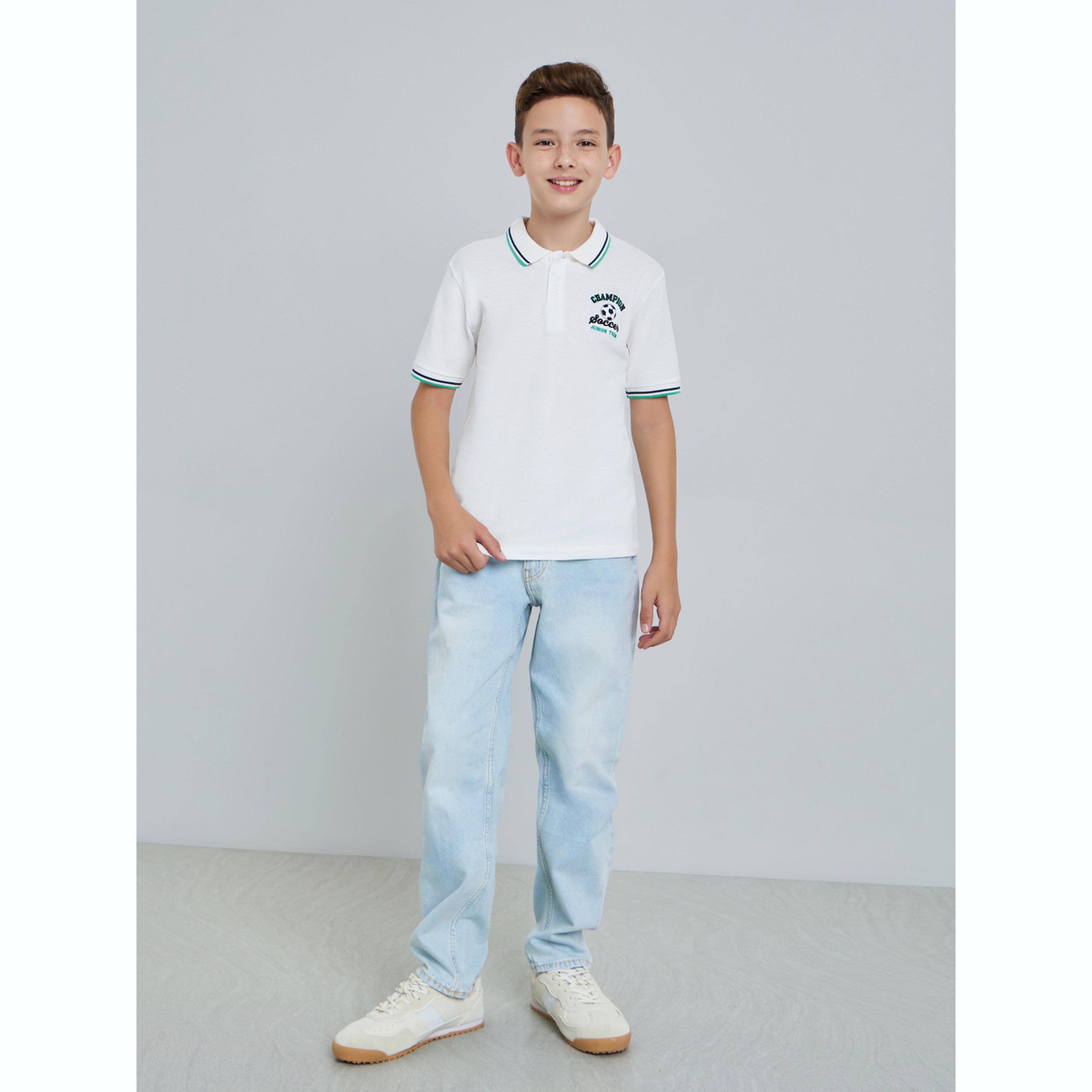 Styli Kids Football Inspired Embroidery Polo T-Shirt-boys-clothing-tshirtsandpolos-image-2