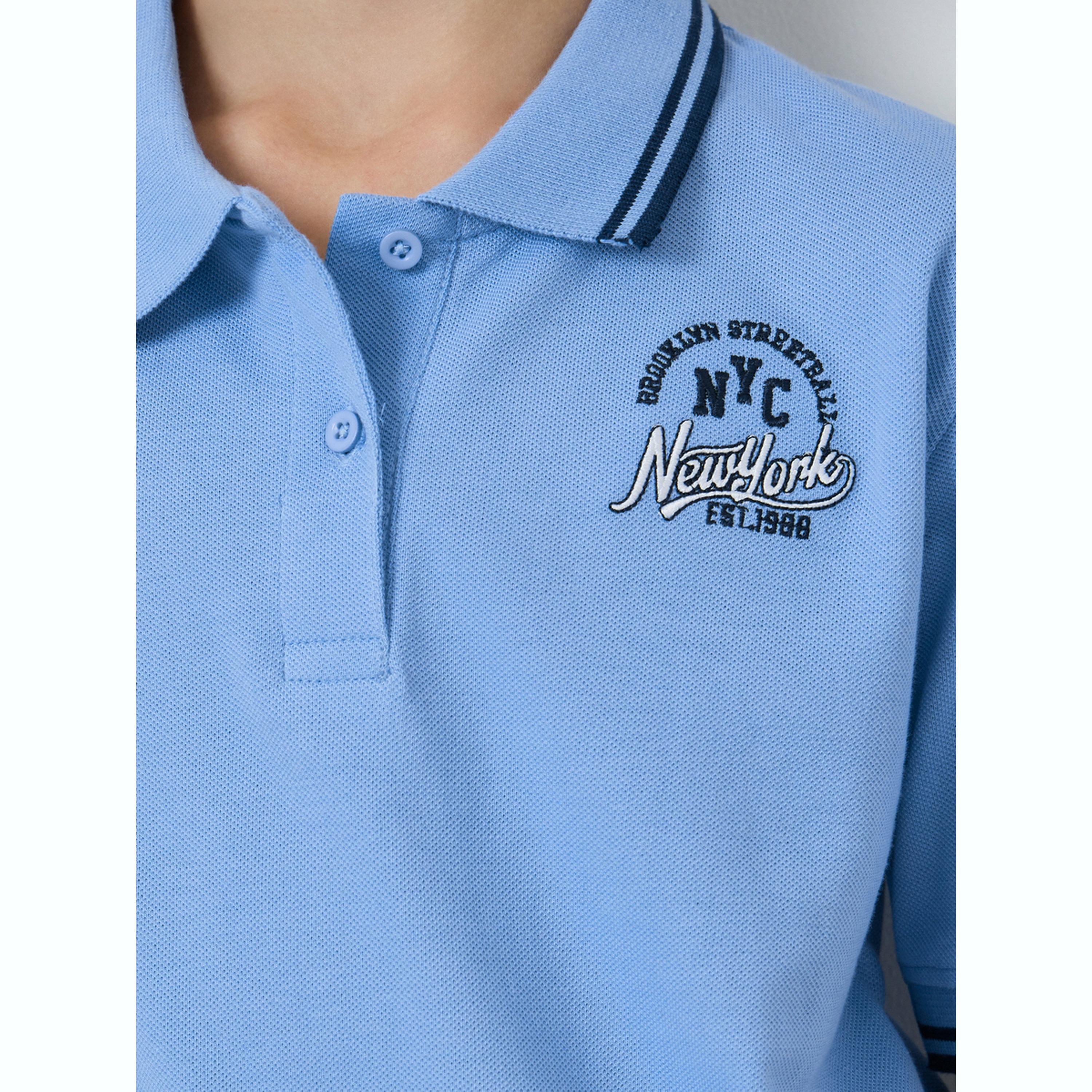 تيشيرت بولو بتفاصيل مُطرّزة مستوحاة من كرة القدم-boys-clothing-tshirtsandpolos-image-5