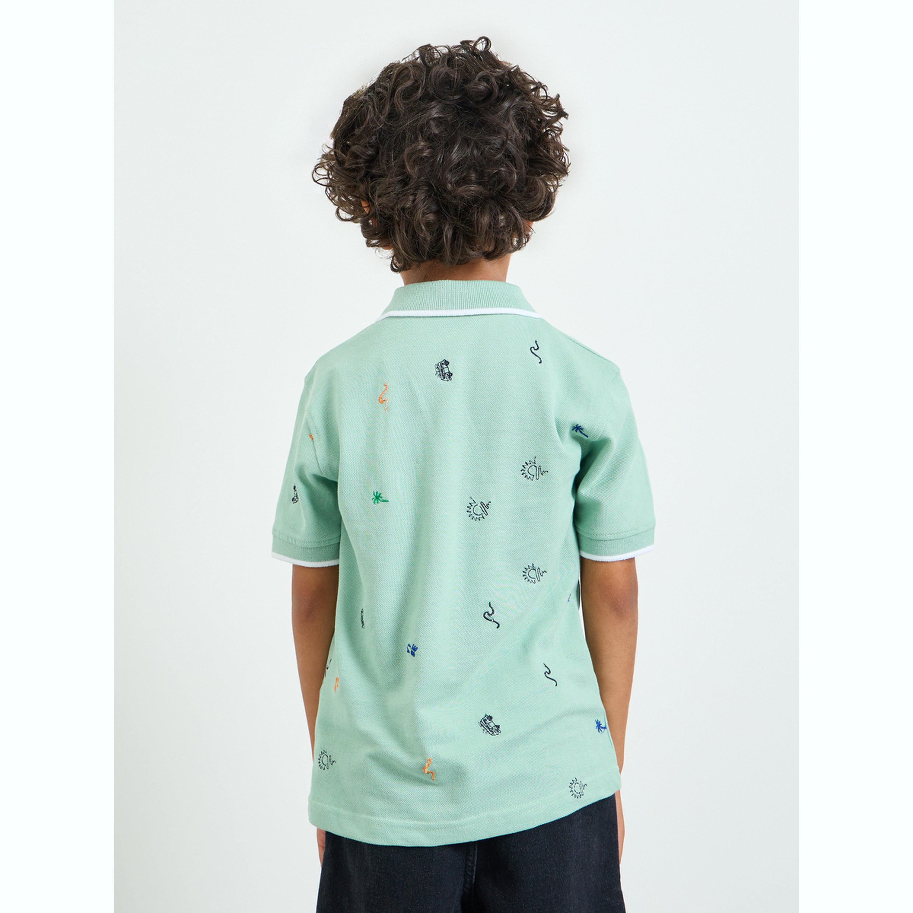 تيشيرت بولو مطرز للأولاد-boys-clothing-tshirtsandpolos-image-3