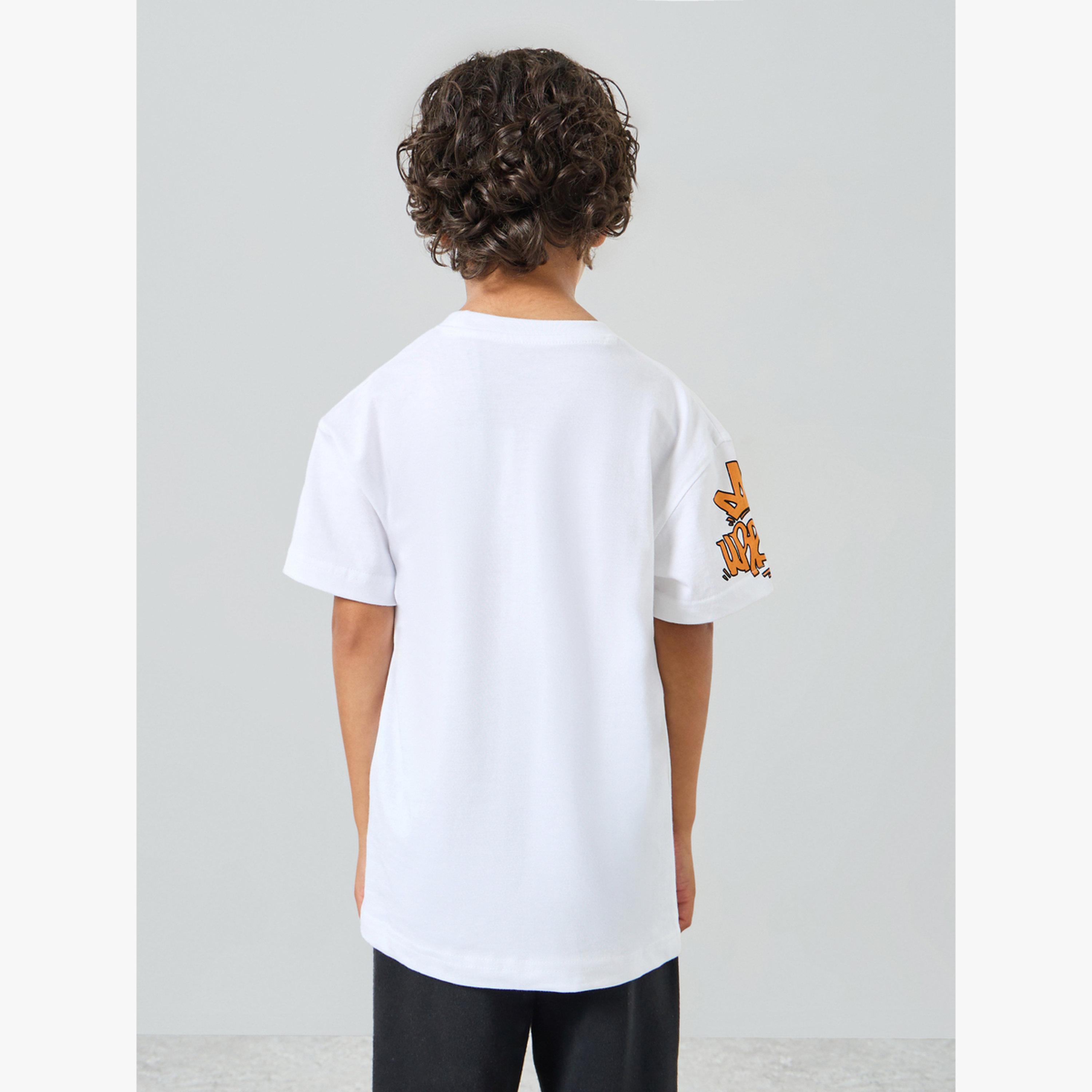 Styli Boys Graffiti Print Oversized T-Shirt-boys-clothing-tshirtsandpolos-image-3