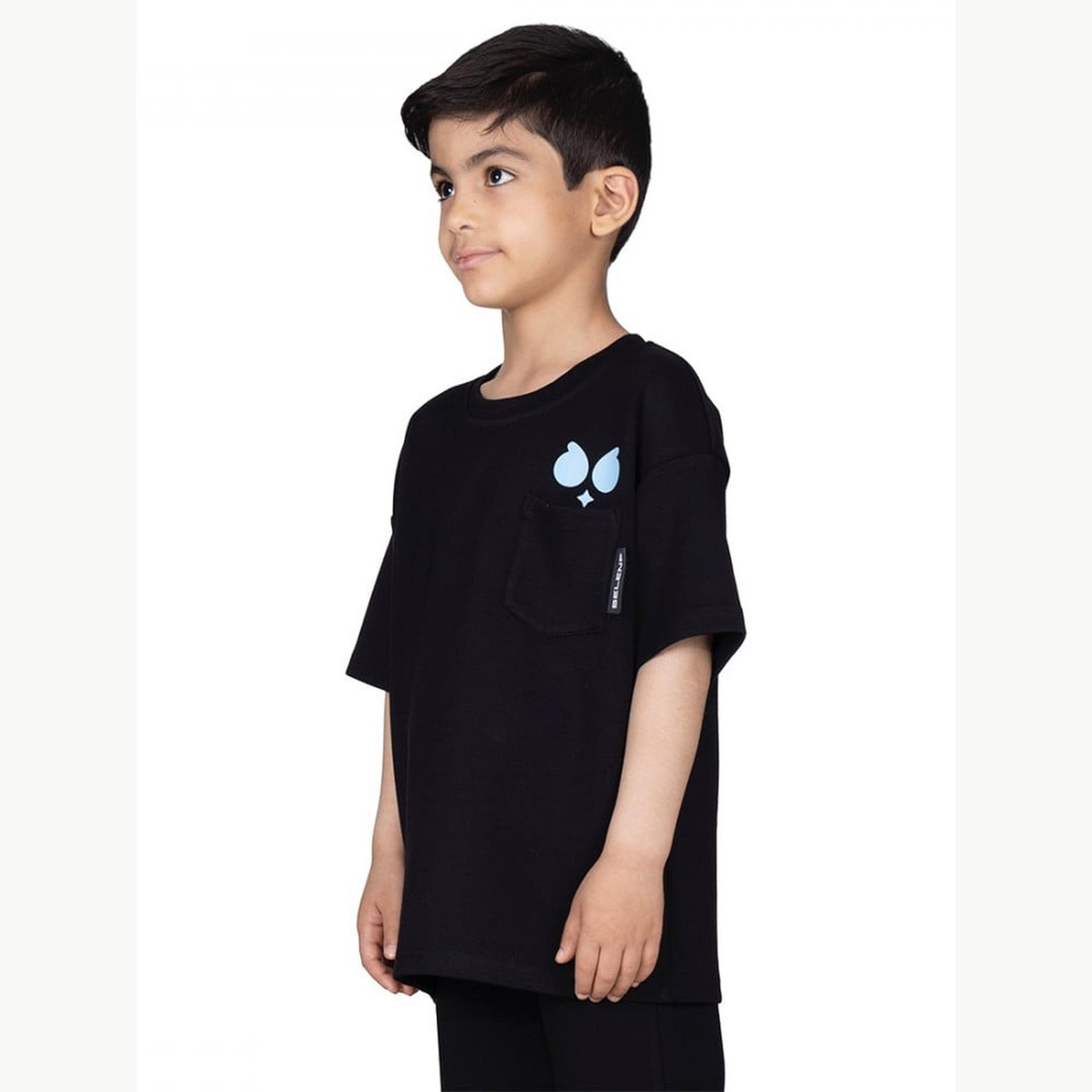Selene X Styli Boys Logo Print Oversized T-Shirt-boys-clothing-tshirtsandpolos-image-2