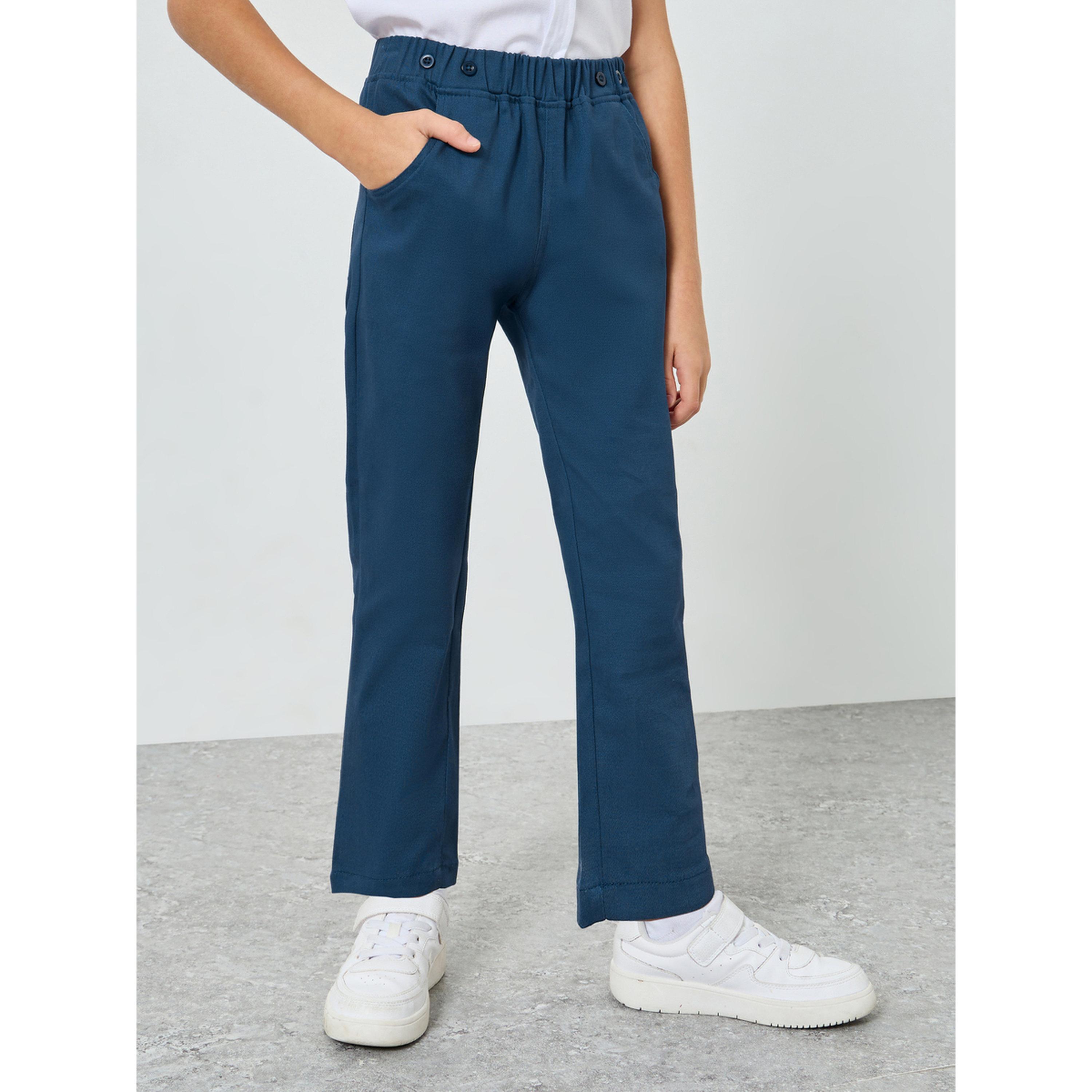 بنطال قطن بقصة مستقيمة-boys-clothing-bottoms-trousers-image-1