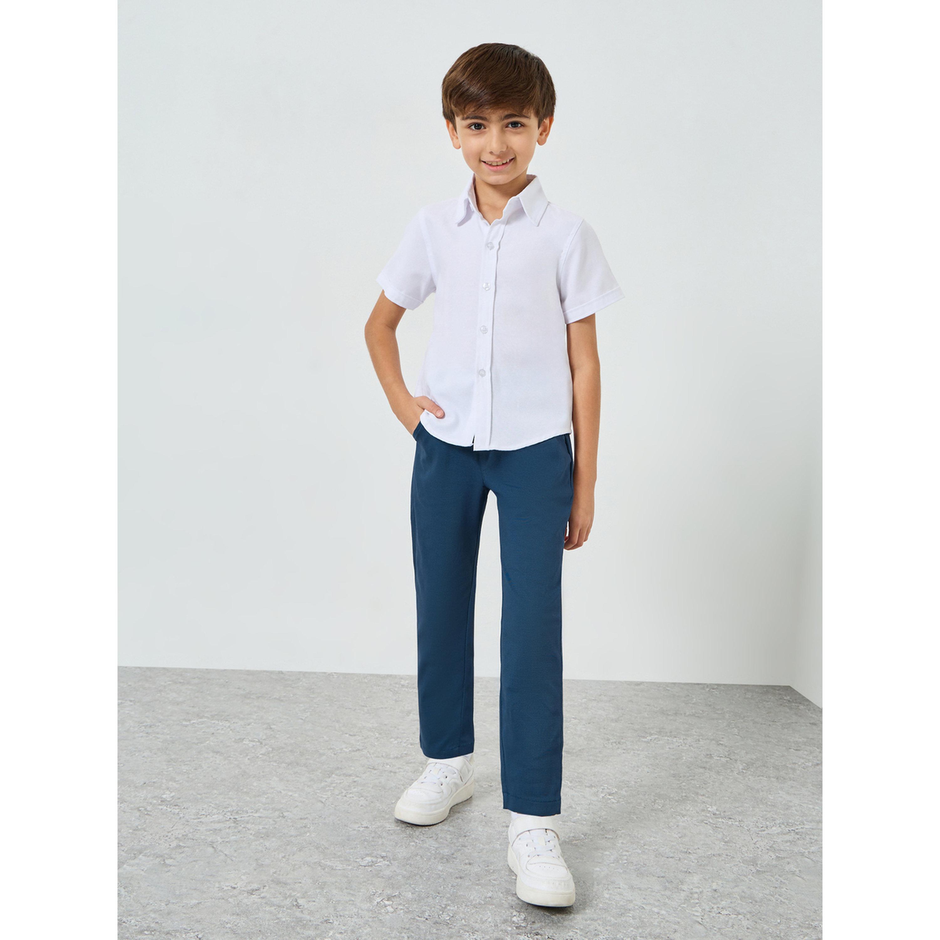 بنطال قطن بقصة مستقيمة-boys-clothing-bottoms-trousers-image-2
