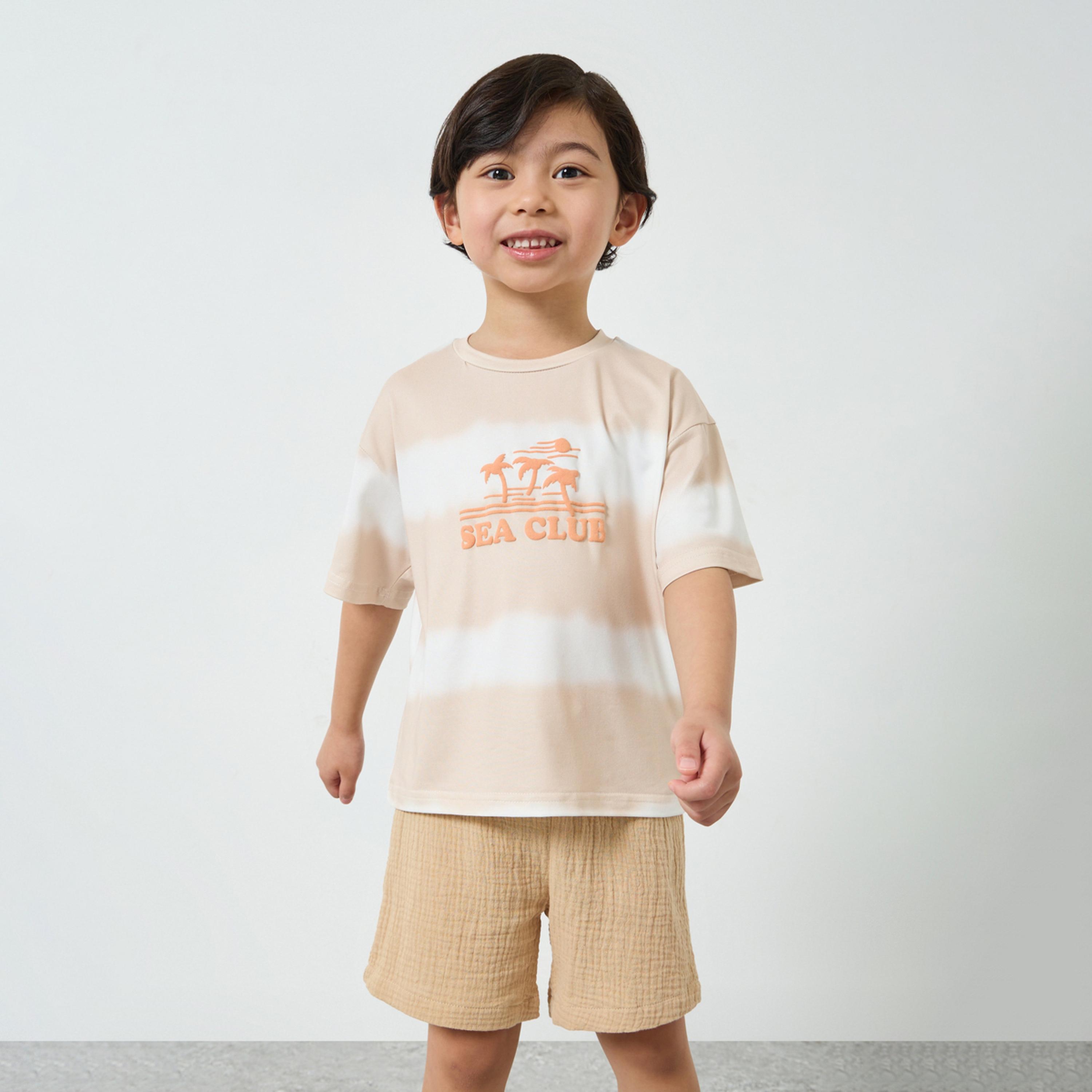 Styli Boys Tie Dye Print Oversized T-Shirt and Shorts Set-boys-clothing-setsandcoords-image-1