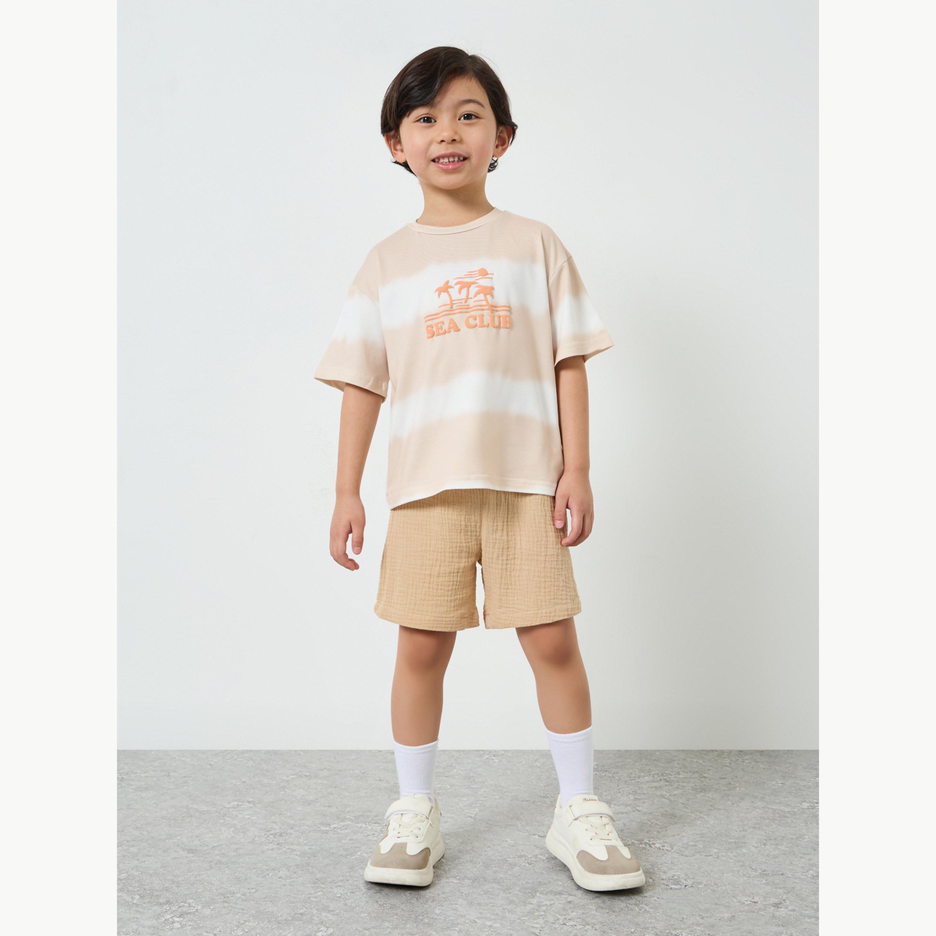 Styli Boys Tie Dye Print Oversized T-Shirt and Shorts Set-boys-clothing-setsandcoords-image-2