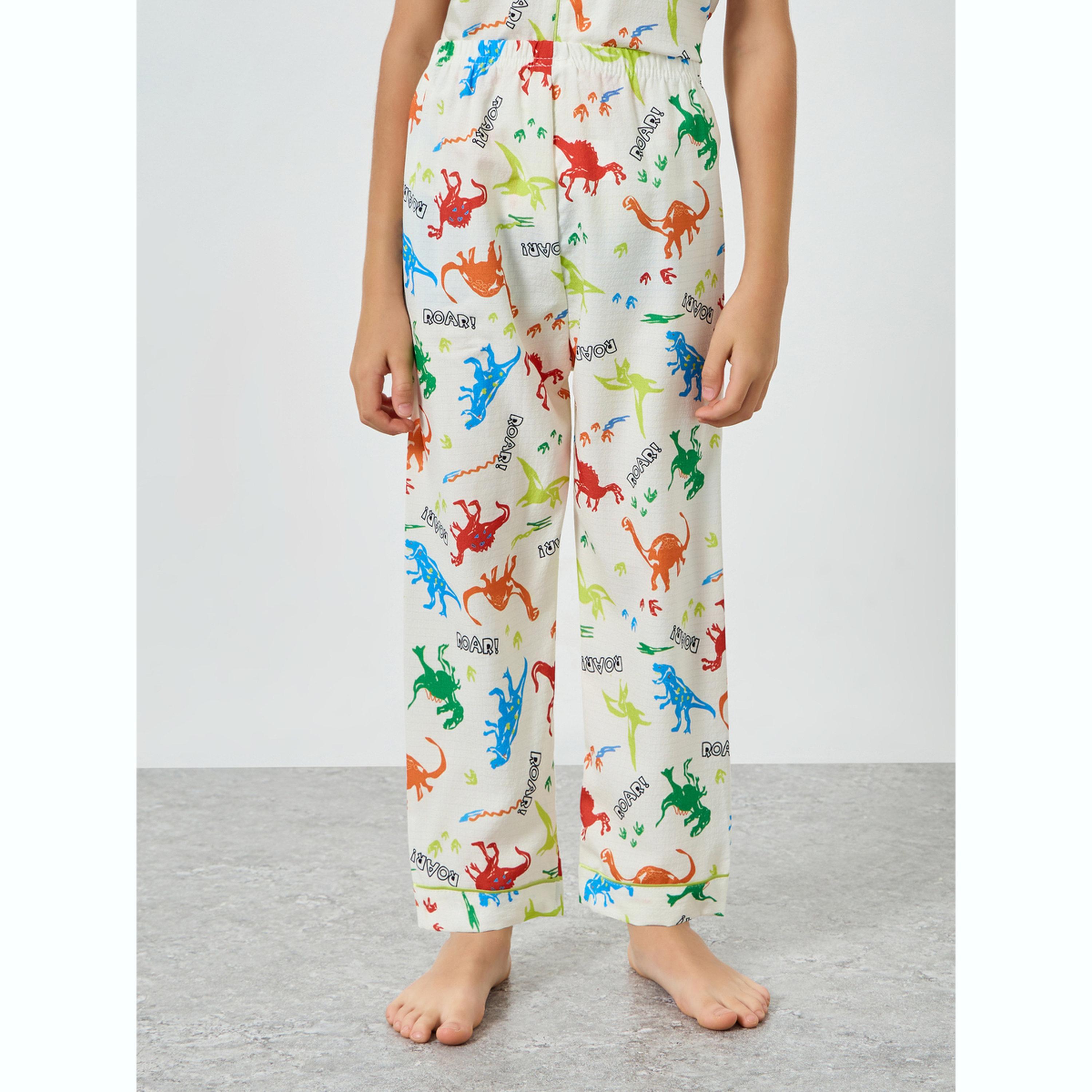 Take Two Boys All Over Print Shirt and Pyjama Set-boys-clothing-nightwear-image-4
