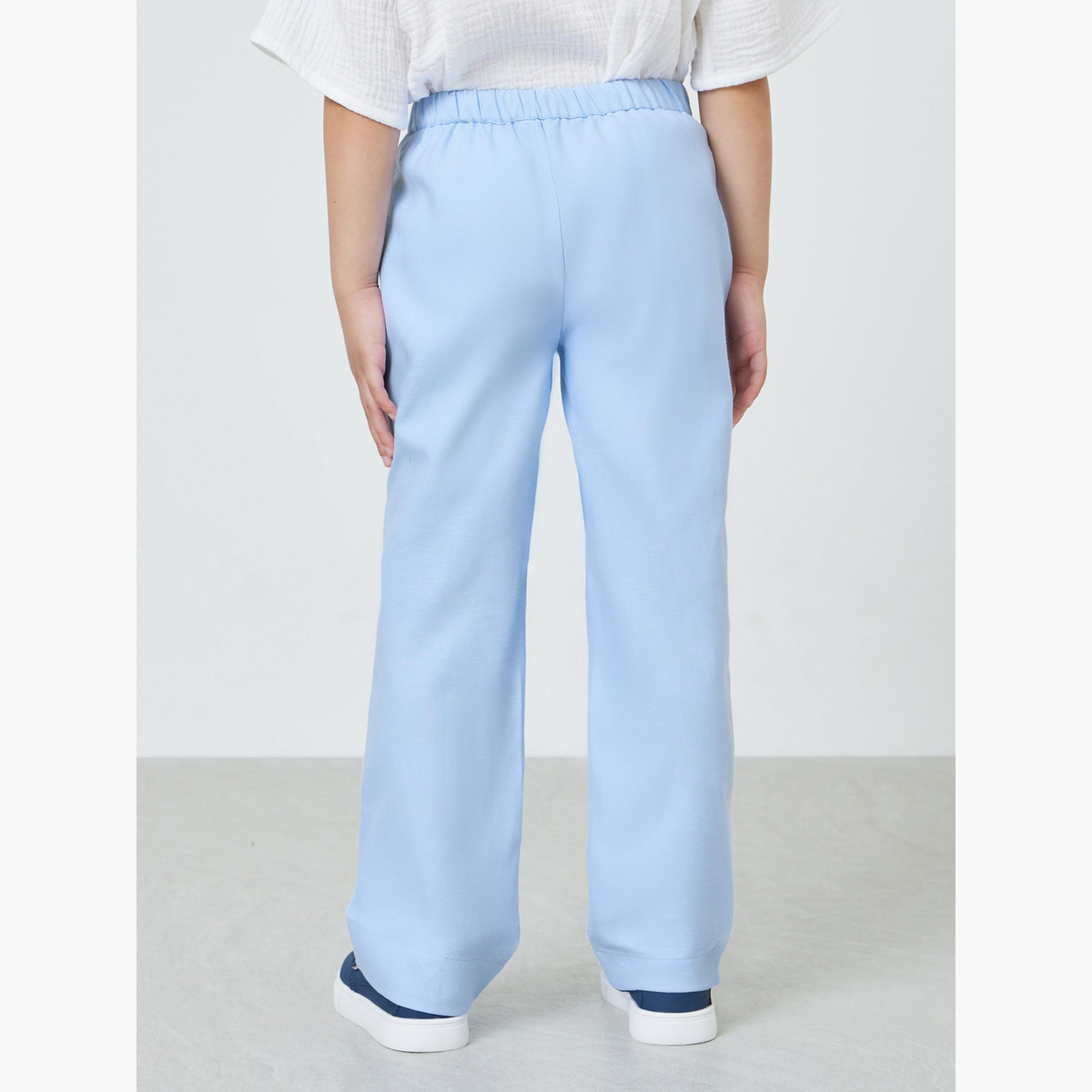 Styli Boys Solid Pants with Drawcord and Side Pocket-boys-clothing-bottoms-trousers-image-4