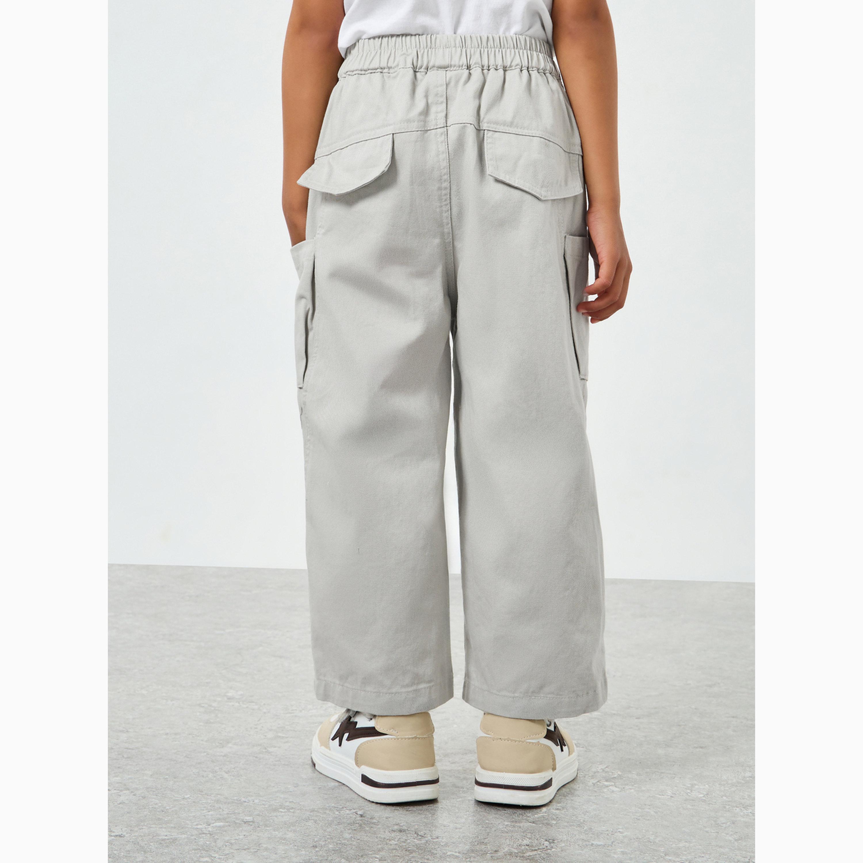 بنطال كارجو بخصر مطاطي-boys-clothing-bottoms-joggersandtrackpants-image-1