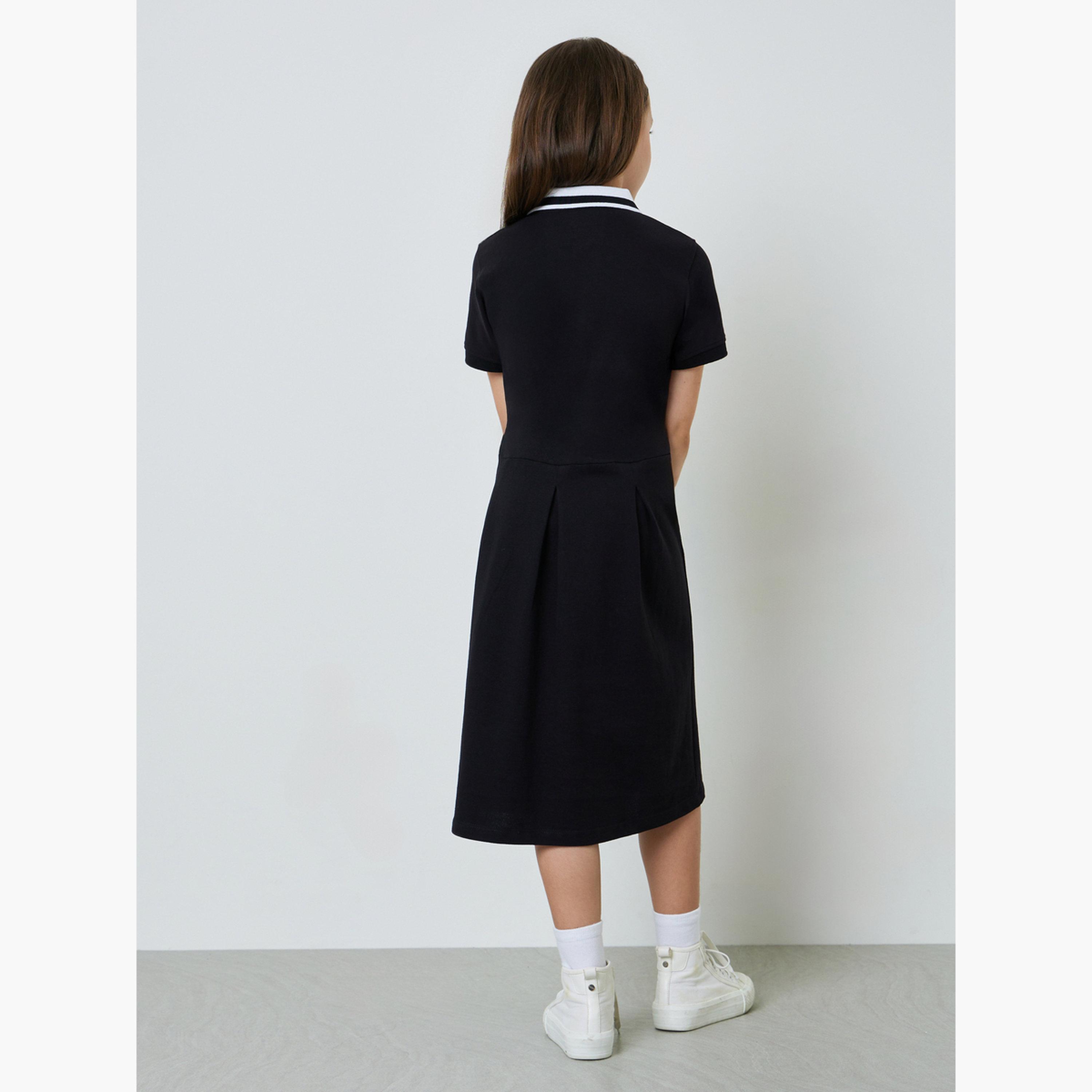 فستان بياقة بولو وتفاصيل صغيرة مُطرّزة-girls-clothing-dressesandjumpsuits-image-3
