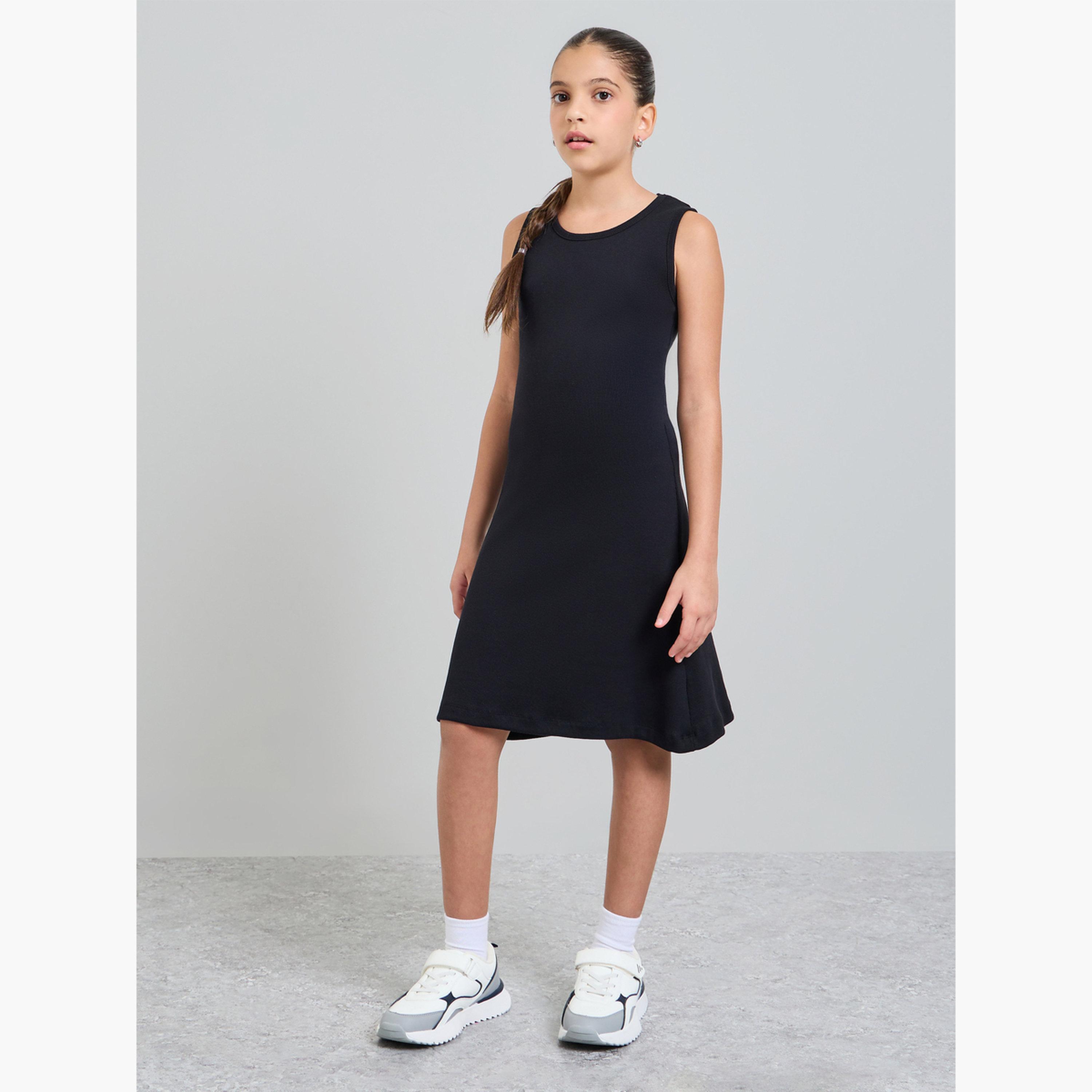 مجموعة من تيشيرت جيرسي وفستان مضلع للبنات-girls-clothing-setsandcoords-image-2