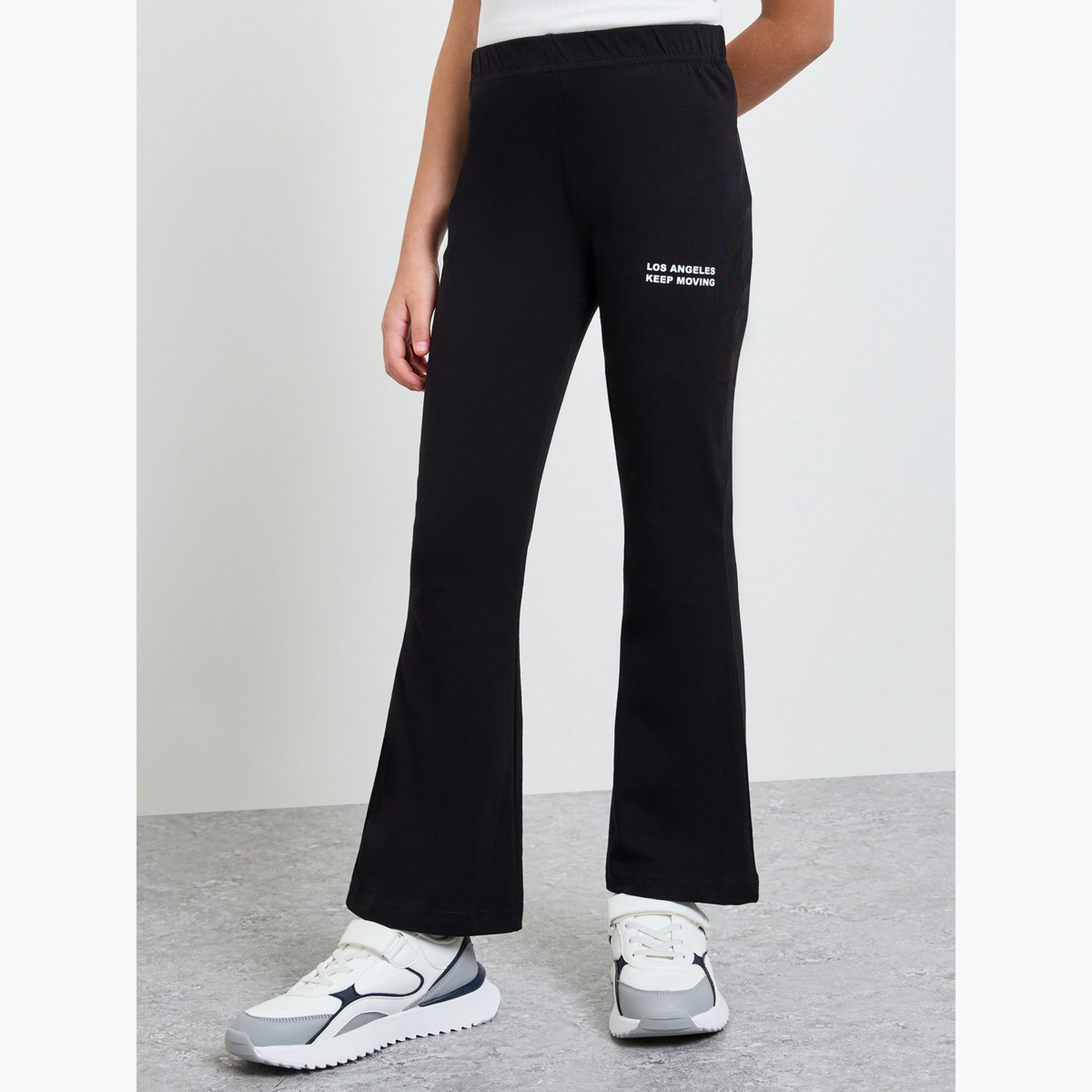 ليقنز واسع بطبعة كتابة للبنات-girls-clothing-bottoms-leggings-image-1