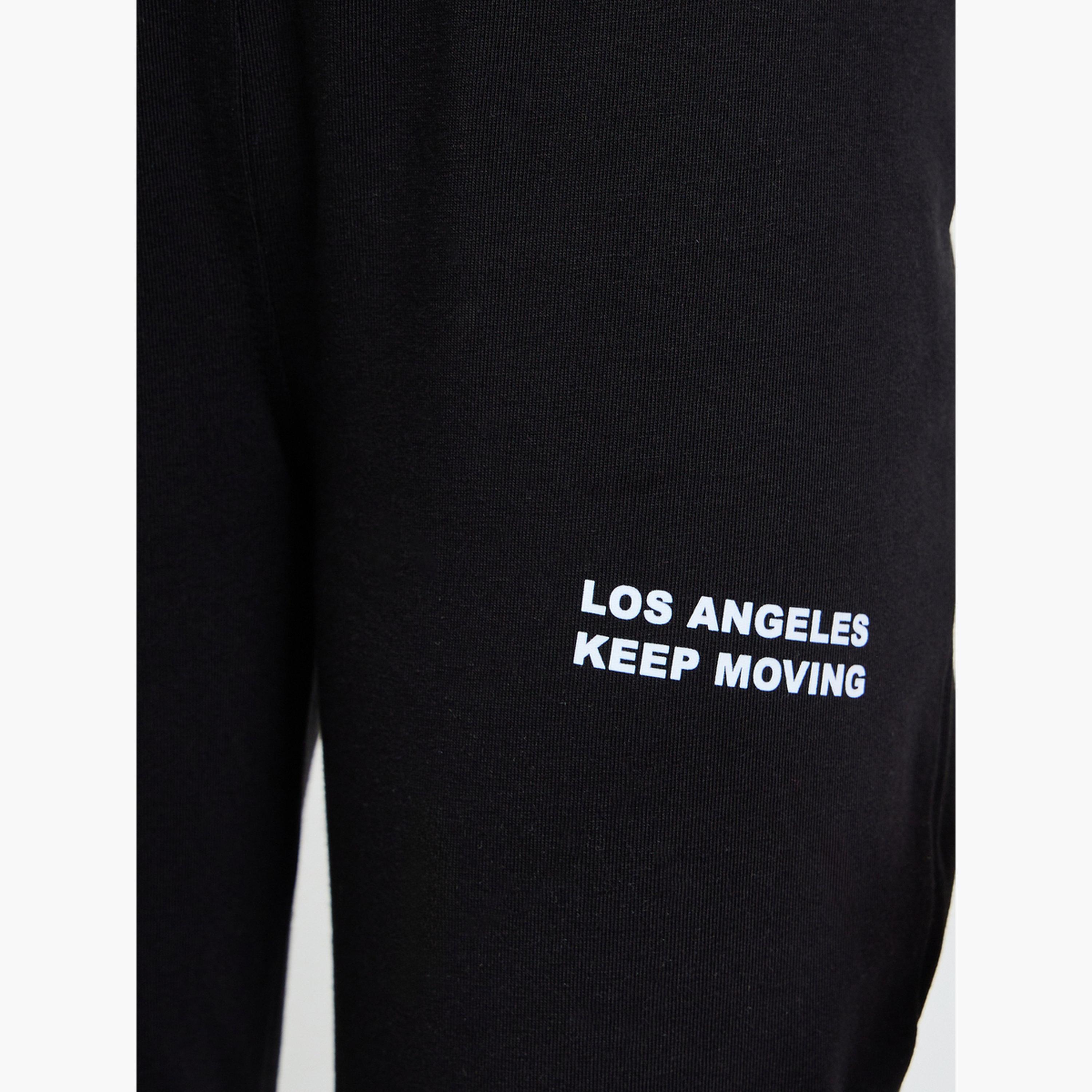 ليقنز واسع بطبعة كتابة للبنات-girls-clothing-bottoms-leggings-image-3