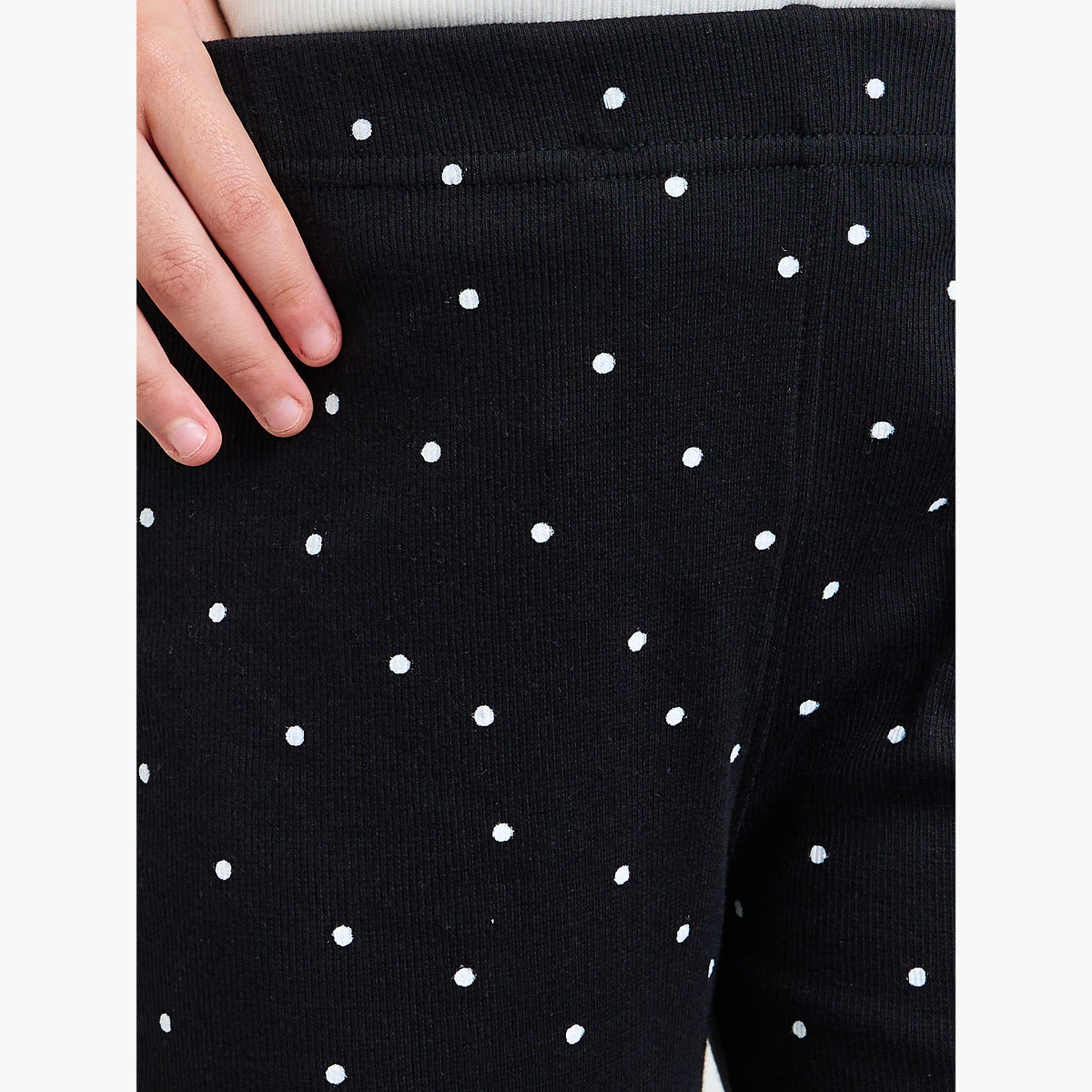 ليقنز واسع بطبعة نقاط للبنات-girls-clothing-bottoms-leggings-image-3