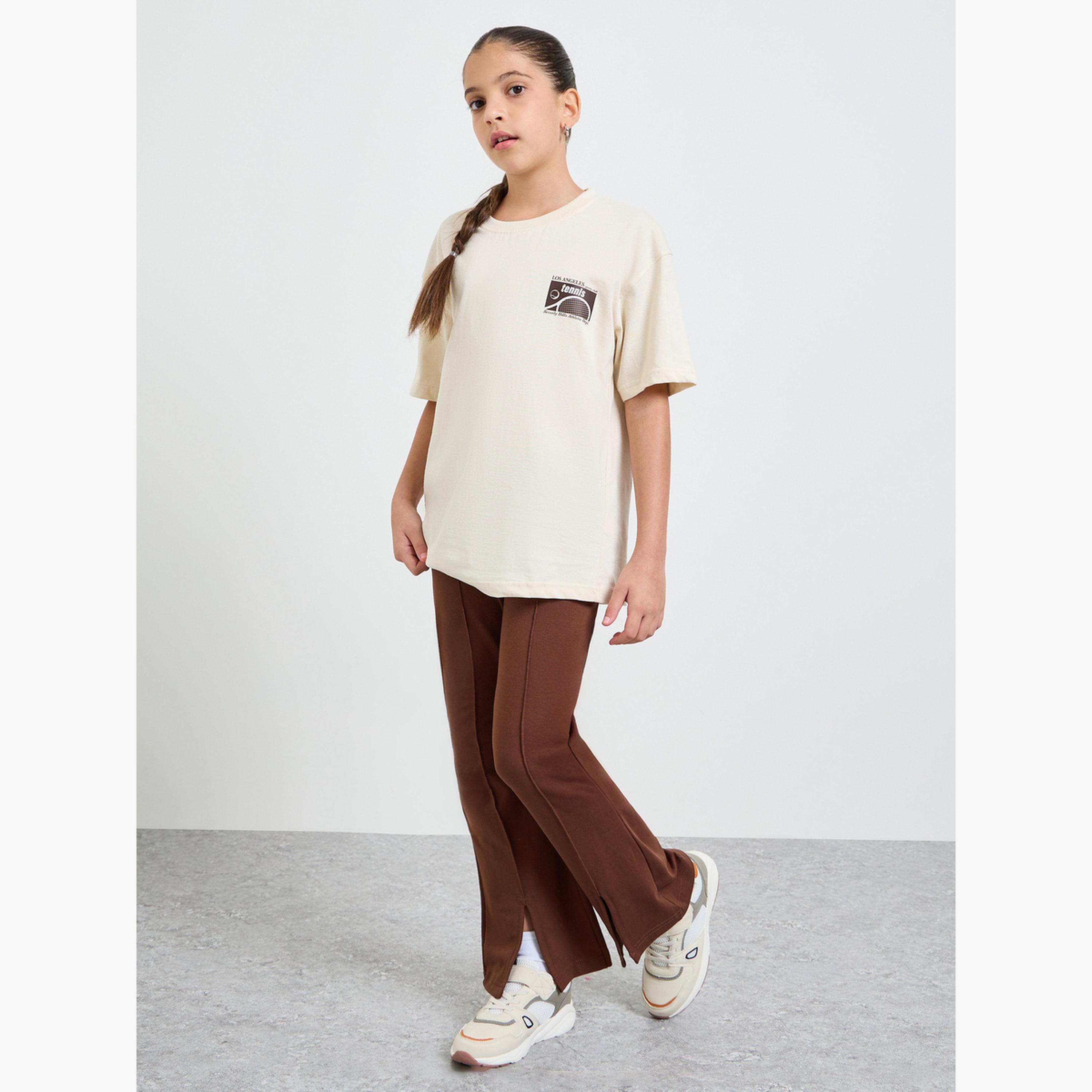 مجموعة من ليقنز واسع وتيشيرت واسع للبنات-girls-clothing-setsandcoords-image-1