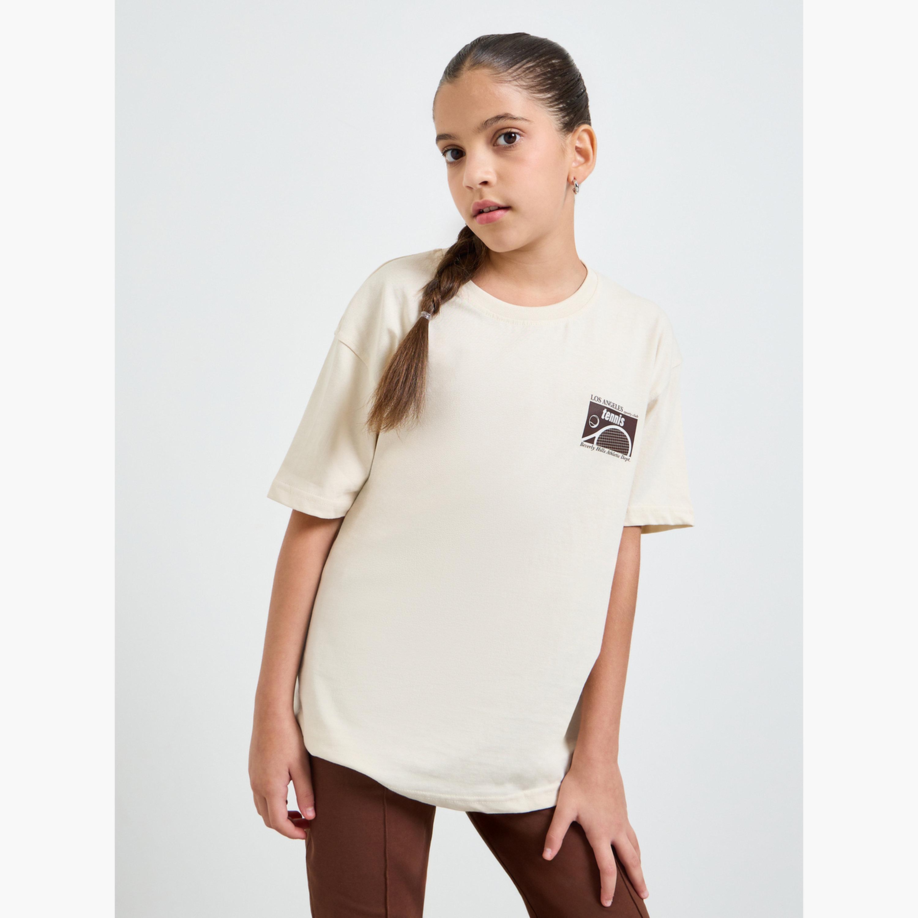 مجموعة من ليقنز واسع وتيشيرت واسع للبنات-girls-clothing-setsandcoords-image-3