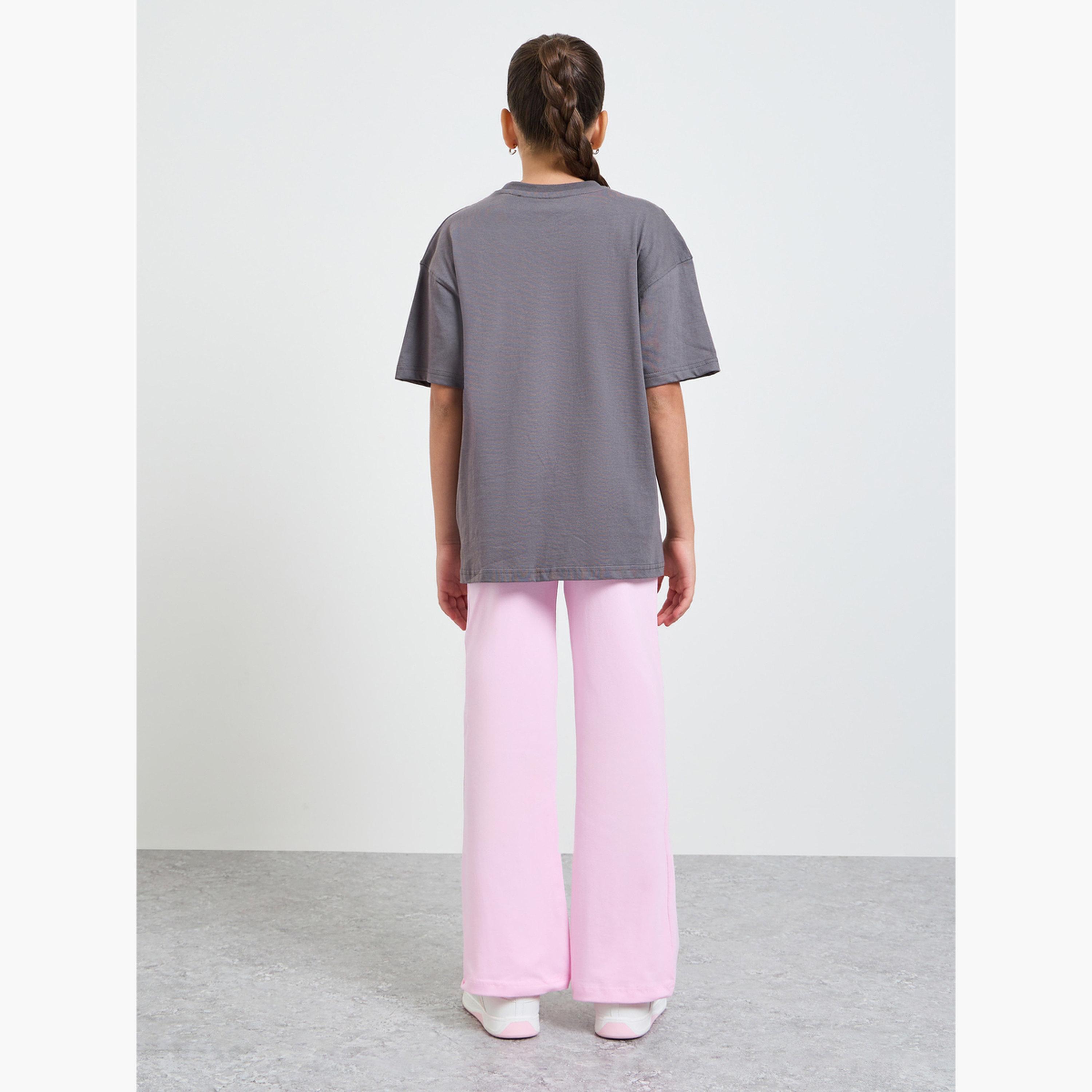 مجموعة من بنطال وتيشيرت واسع للبنات-girls-clothing-setsandcoords-image-3