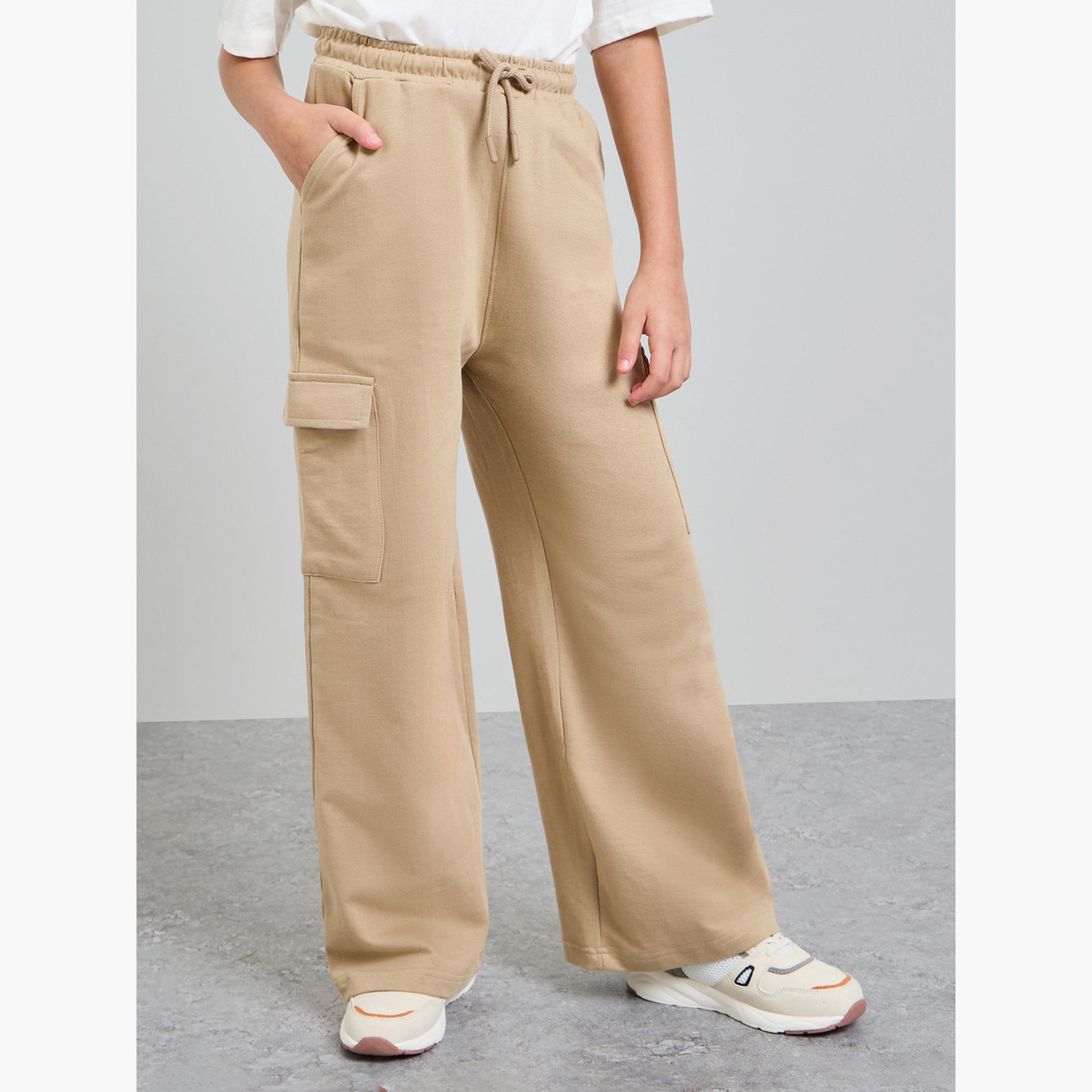 Styli Teen Girls Oversized T-Shirt and Cargo Joggers Set-girls-clothing-setsandcoords-image-5