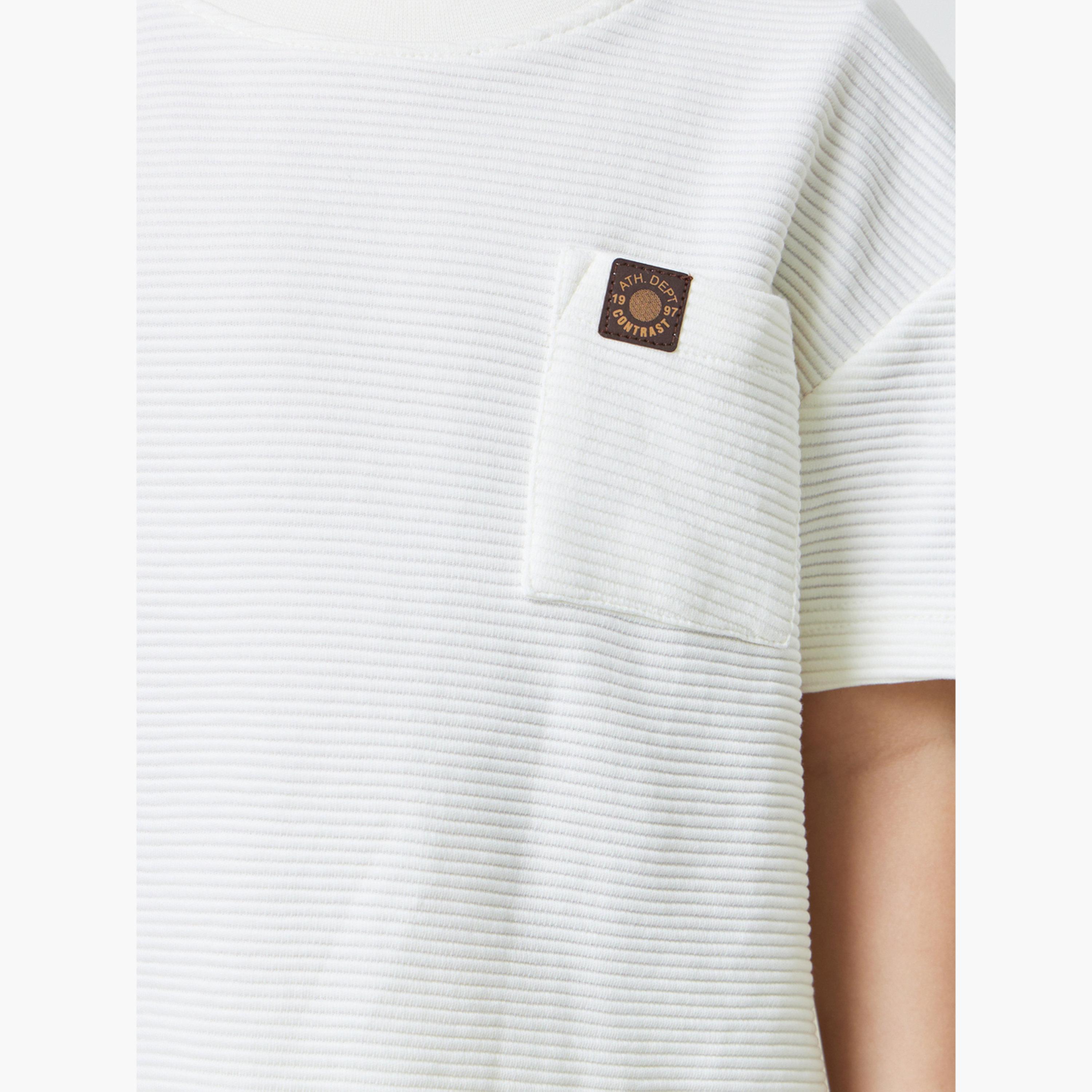 Styli Boys Textured Oversized T-Shirt and Shorts Set-boys-clothing-setsandcoords-image-5