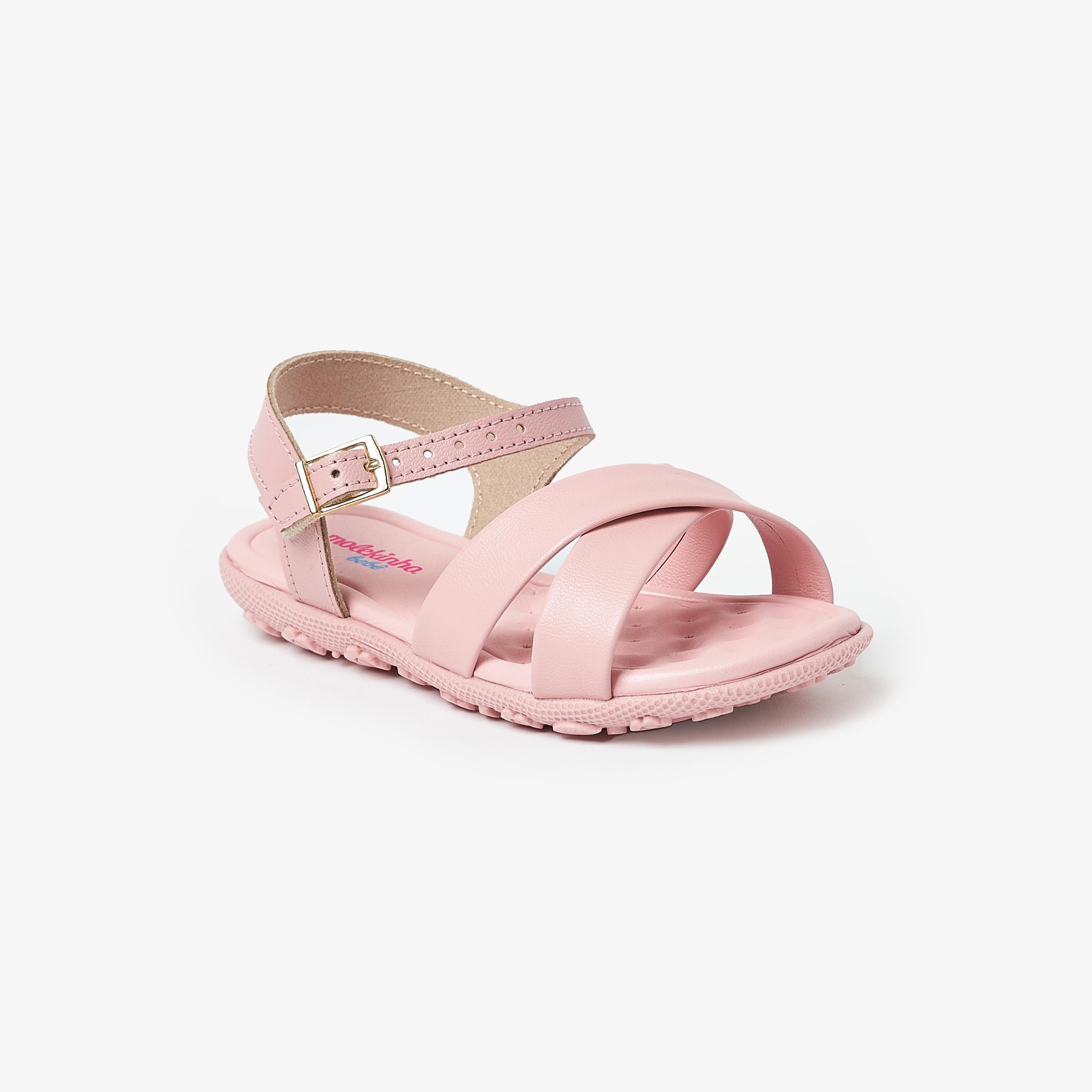 صندل مولكينها للأطفال بأحزمة متقاطعة وحزام خلفي | 2121-101-9569-girls-shoes-sandals-image-1