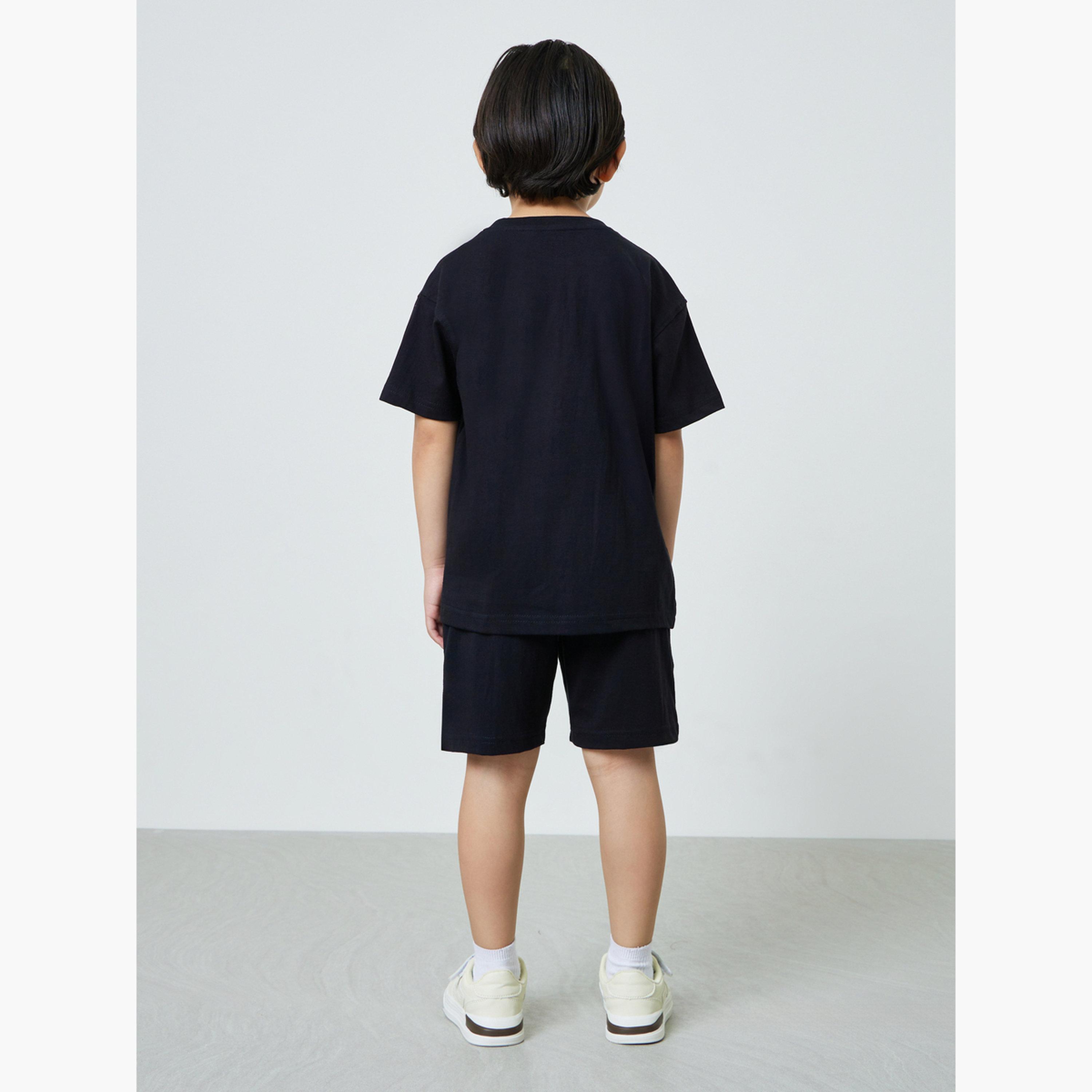 Styli Boys Text Print Oversized T-Shirt-boys-clothing-setsandcoords-image-3