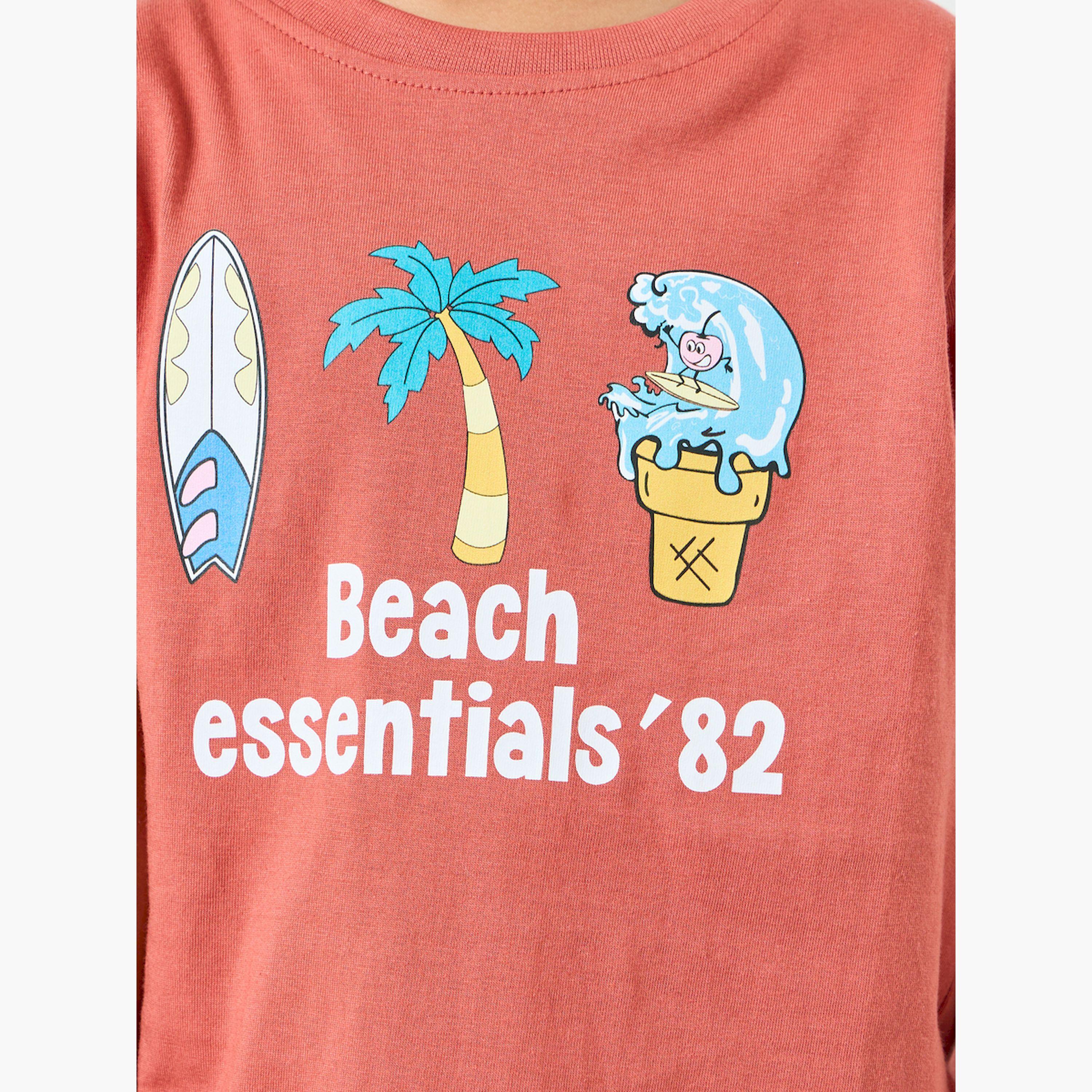 تيشيرت قطن بطبعات جرافيك للأولاد-boys-clothing-tshirtsandpolos-image-4