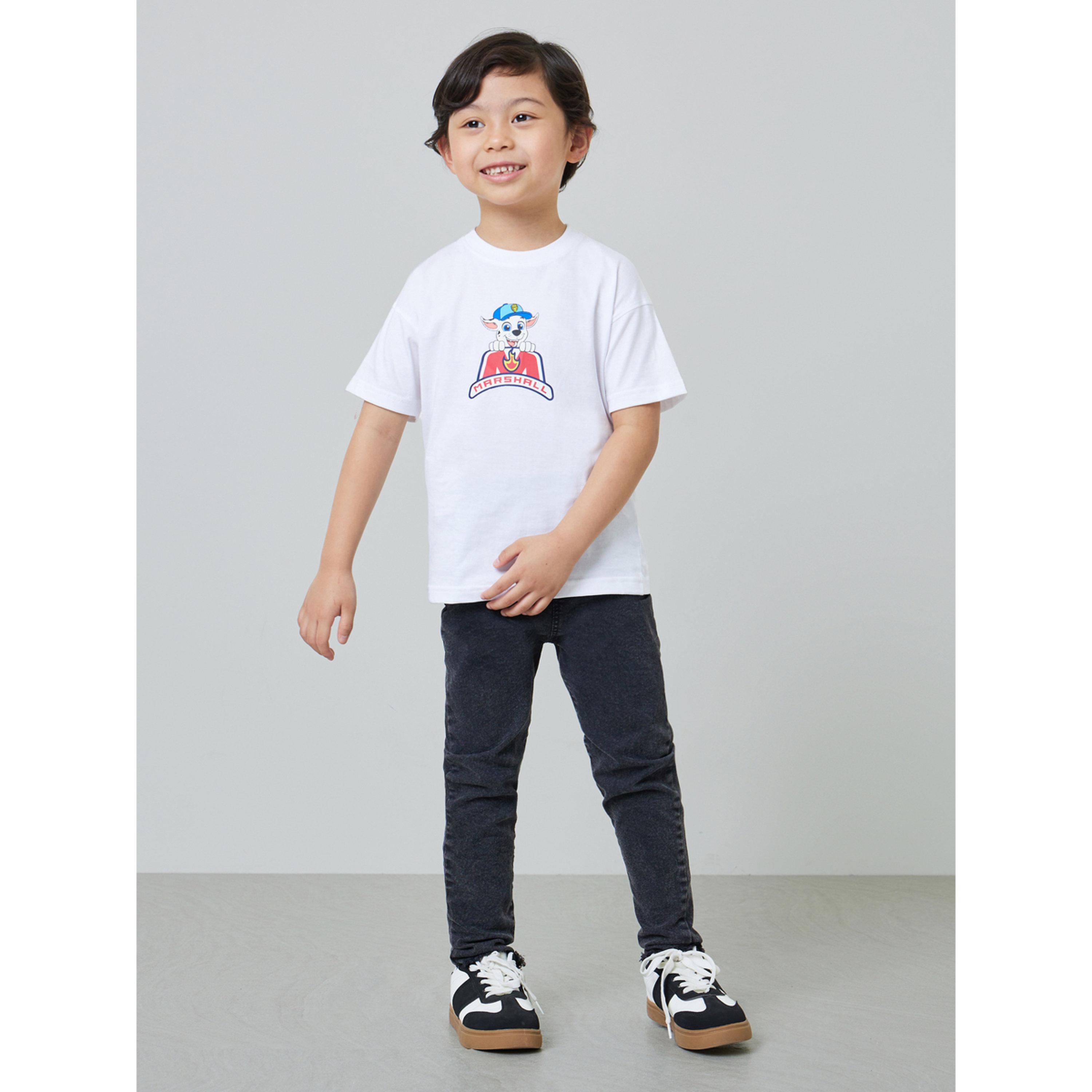 تيشيرت بقصة مريحة وأكمام قصيرة وطبعة جرافيك باو باترول للأولاد-boys-clothing-tshirtsandpolos-image-2