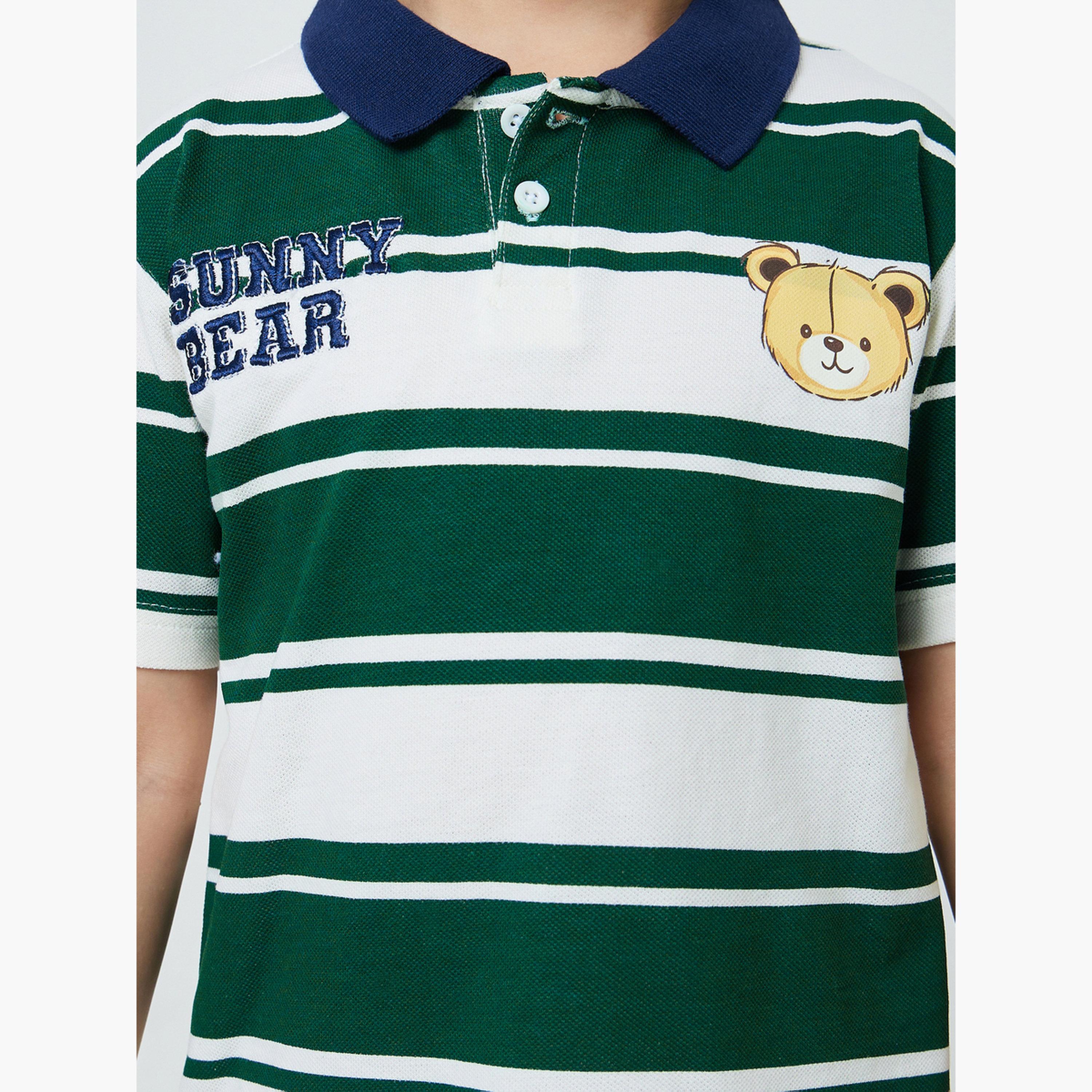 Styli Boys Oversized Striped Polo T-Shirt-boys-clothing-tshirtsandpolos-image-4