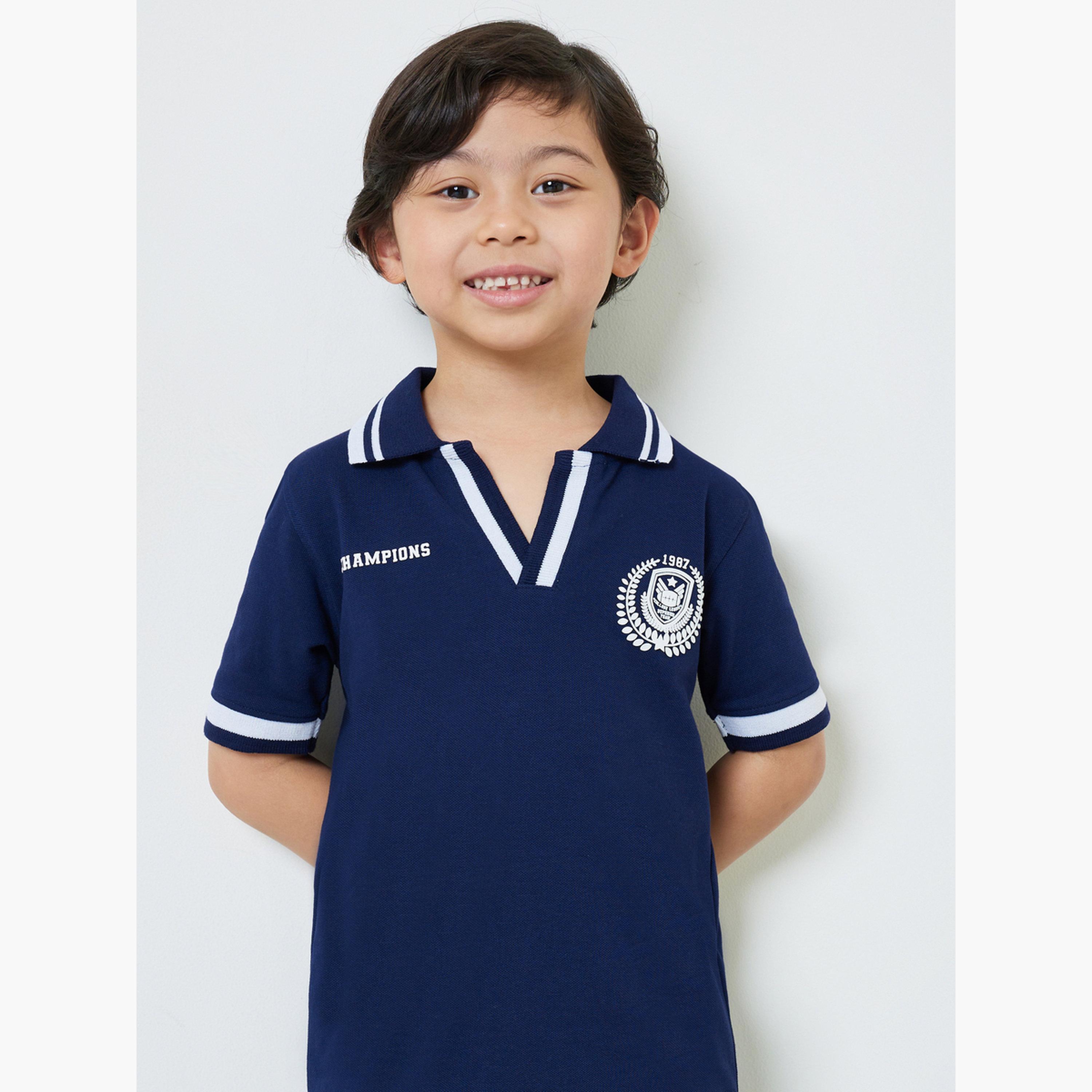 Styli Boys Contrast Rib Polo T-Shirt-boys-clothing-tshirtsandpolos-image-3