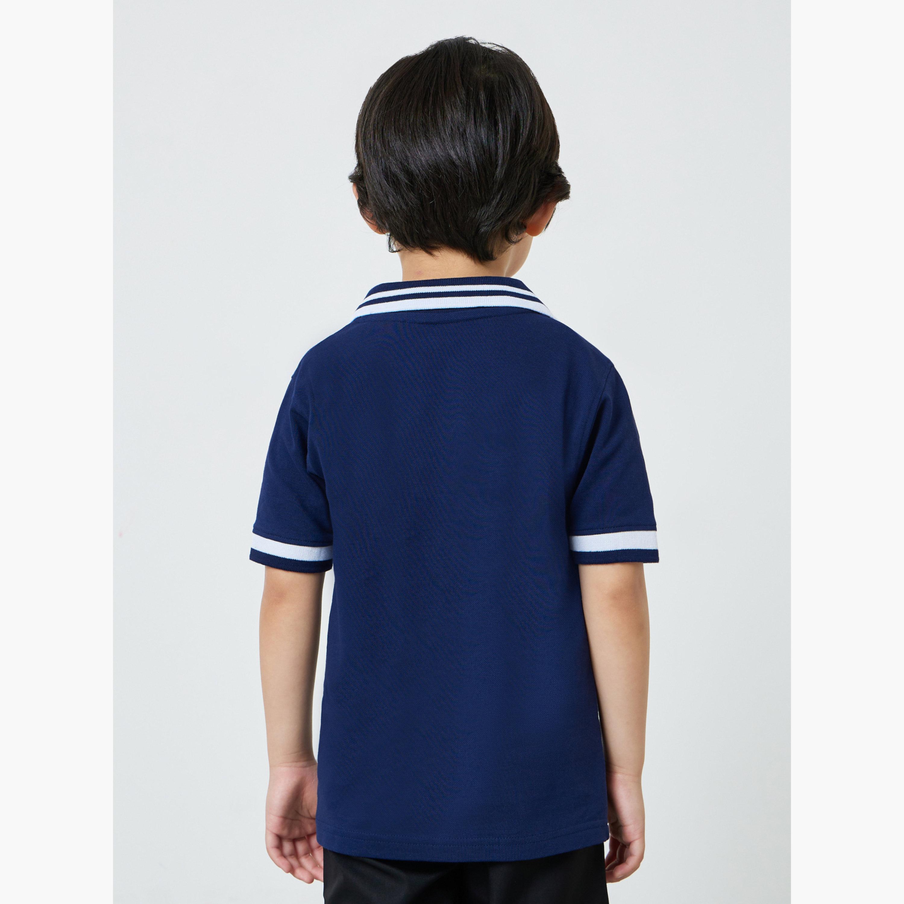 Styli Boys Contrast Rib Polo T-Shirt-boys-clothing-tshirtsandpolos-image-4
