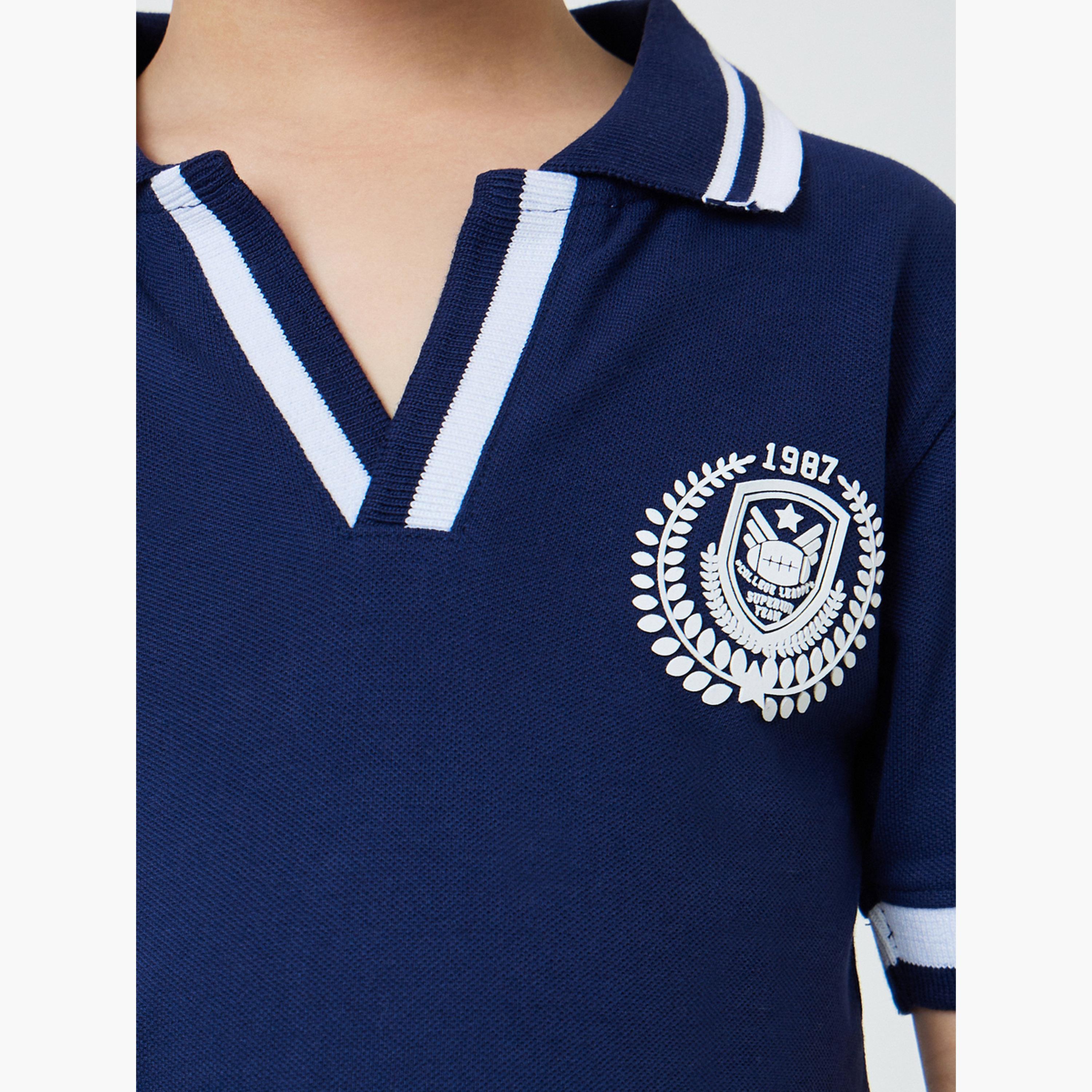 Styli Boys Contrast Rib Polo T-Shirt-boys-clothing-tshirtsandpolos-image-5