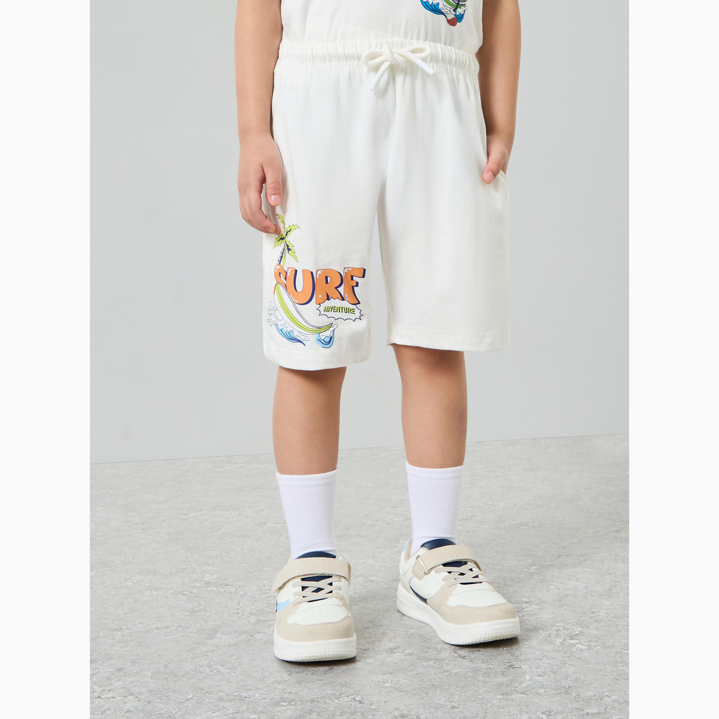 Styli Boys Oversized Drop Shoulder T-Shirt and Shorts Set-boys-clothing-setsandcoords-image-5